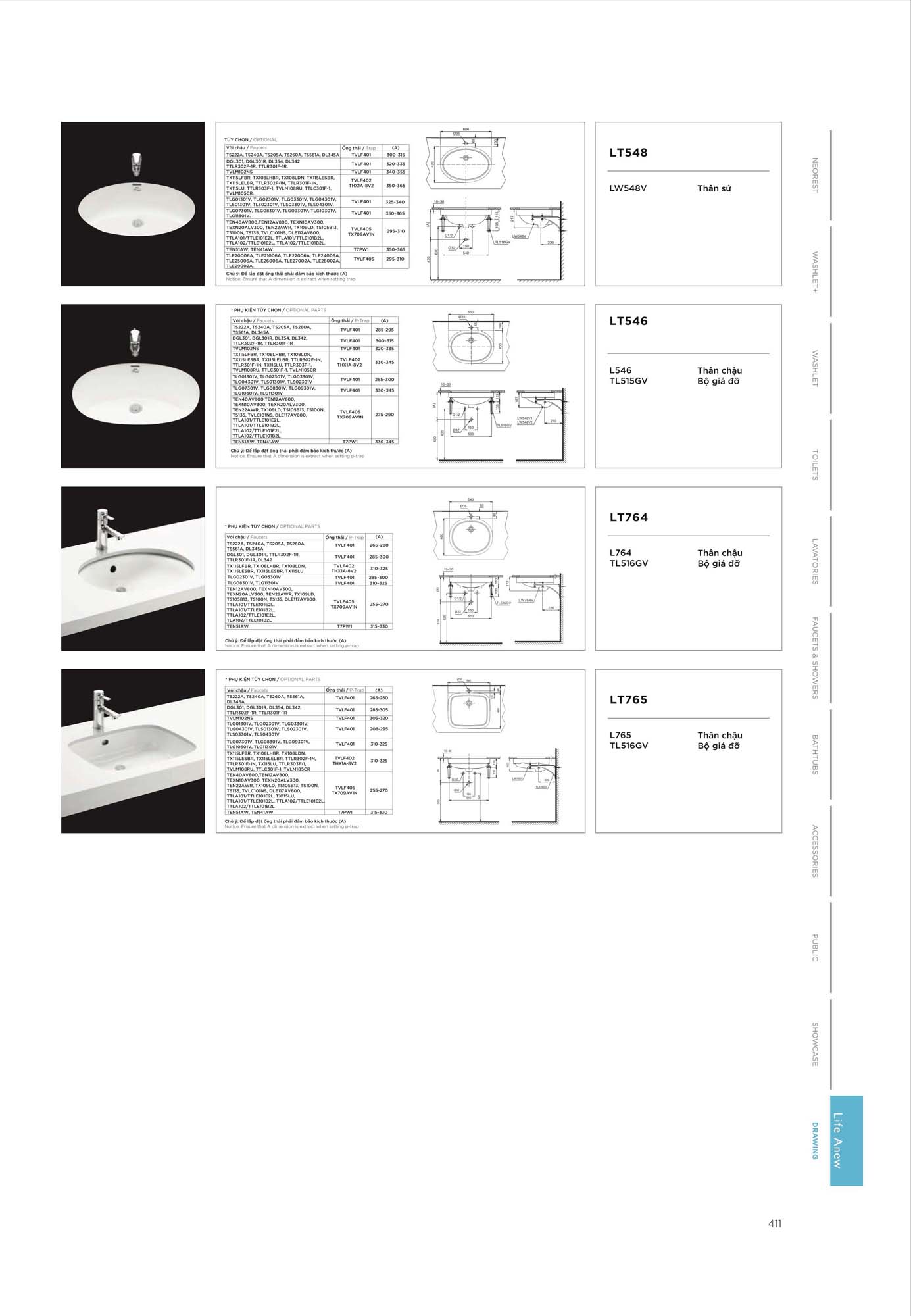 Catalogue Thiết bị vệ sinh TOTO mới nhất 2026 428 CATALOGUE DAY DU THIET BI VE SINH TOTO 2026 207 2