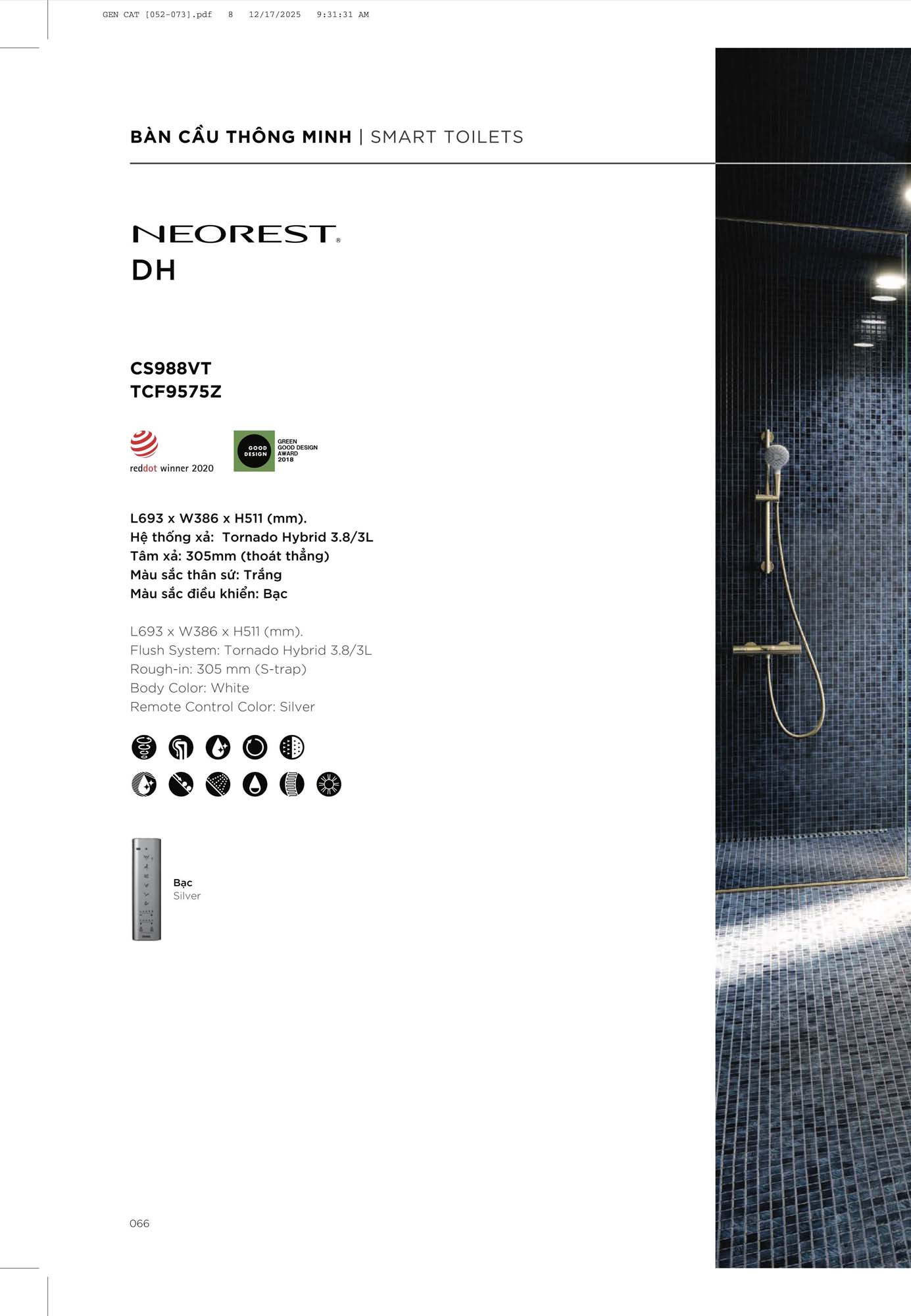 Catalogue Thiết bị vệ sinh TOTO mới nhất 2026 83 CATALOGUE DAY DU THIET BI VE SINH TOTO 2026 35 1