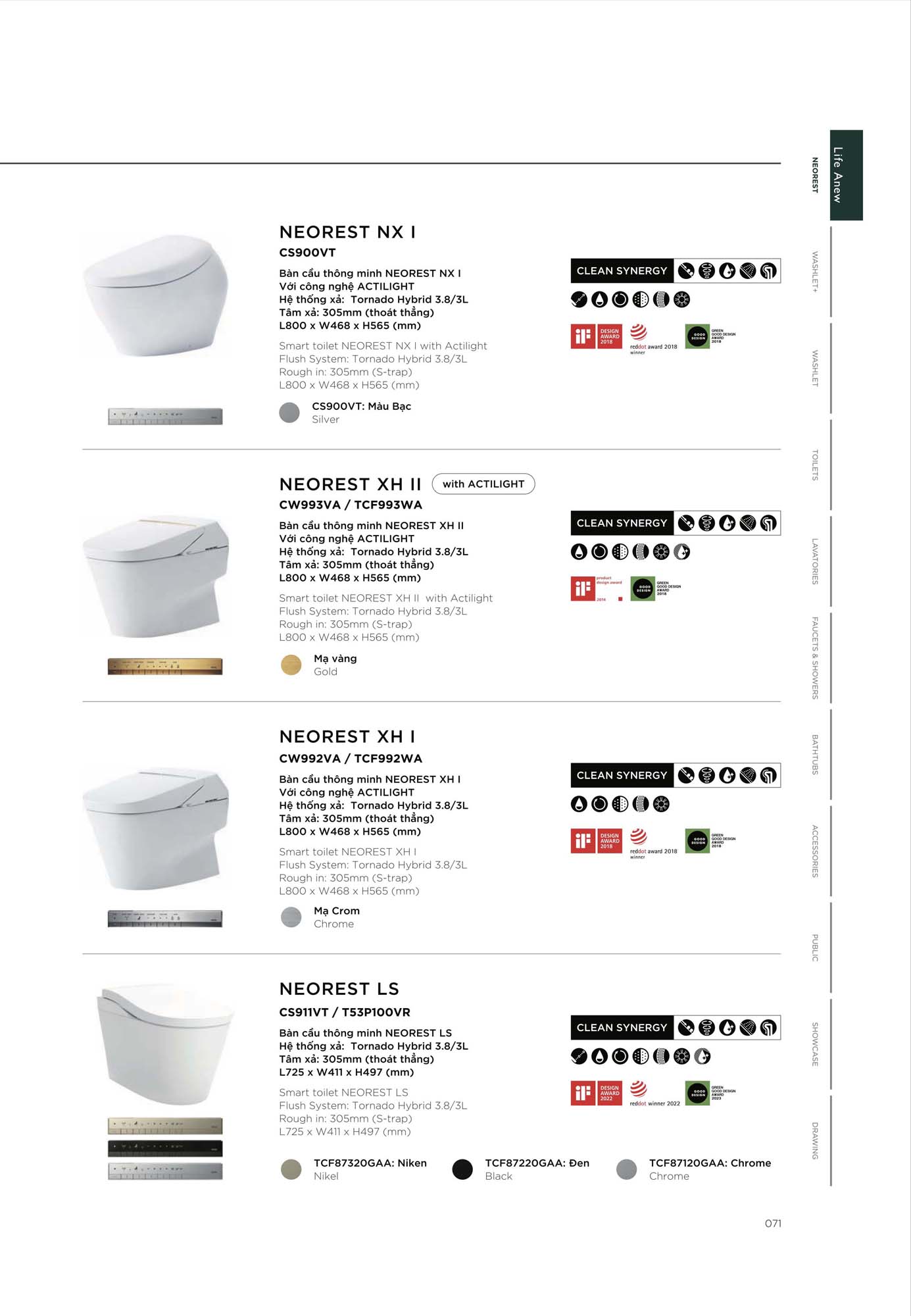 Catalogue Thiết bị vệ sinh TOTO mới nhất 2026 88 CATALOGUE DAY DU THIET BI VE SINH TOTO 2026 37 2