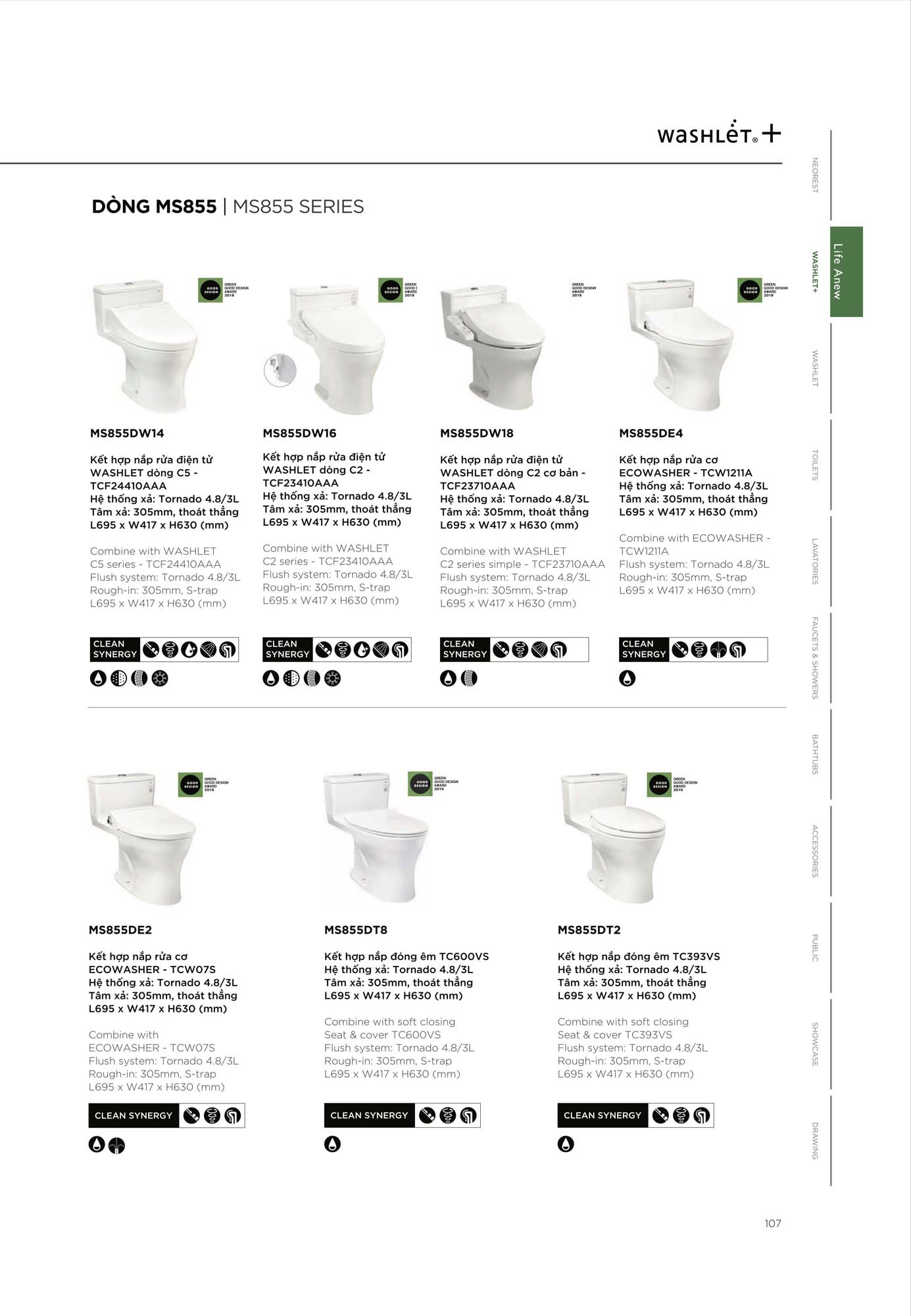 Catalogue Thiết bị vệ sinh TOTO mới nhất 2026 124 CATALOGUE DAY DU THIET BI VE SINH TOTO 2026 55 2