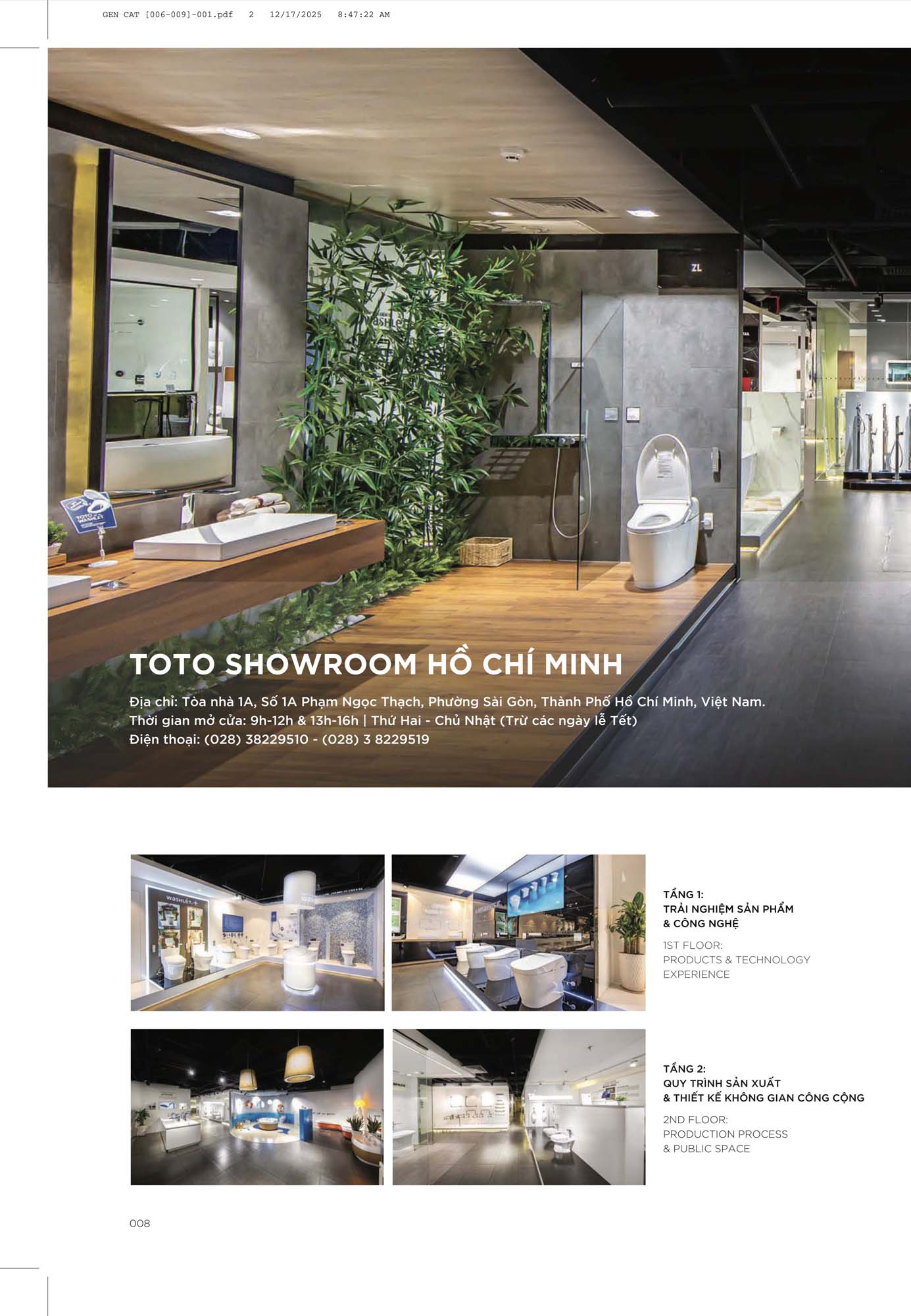 Catalogue Thiết bị vệ sinh TOTO mới nhất 2026 25 CATALOGUE DAY DU THIET BI VE SINH TOTO 2026 6 1