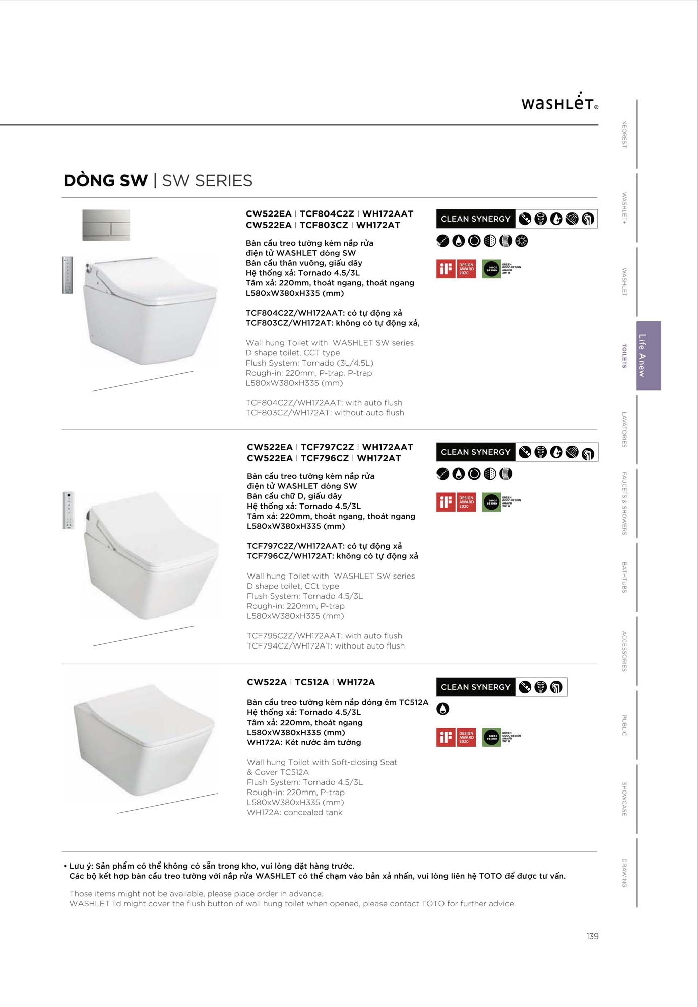 Catalogue Thiết bị vệ sinh TOTO mới nhất 2026 156 CATALOGUE DAY DU THIET BI VE SINH TOTO 2026 71 2