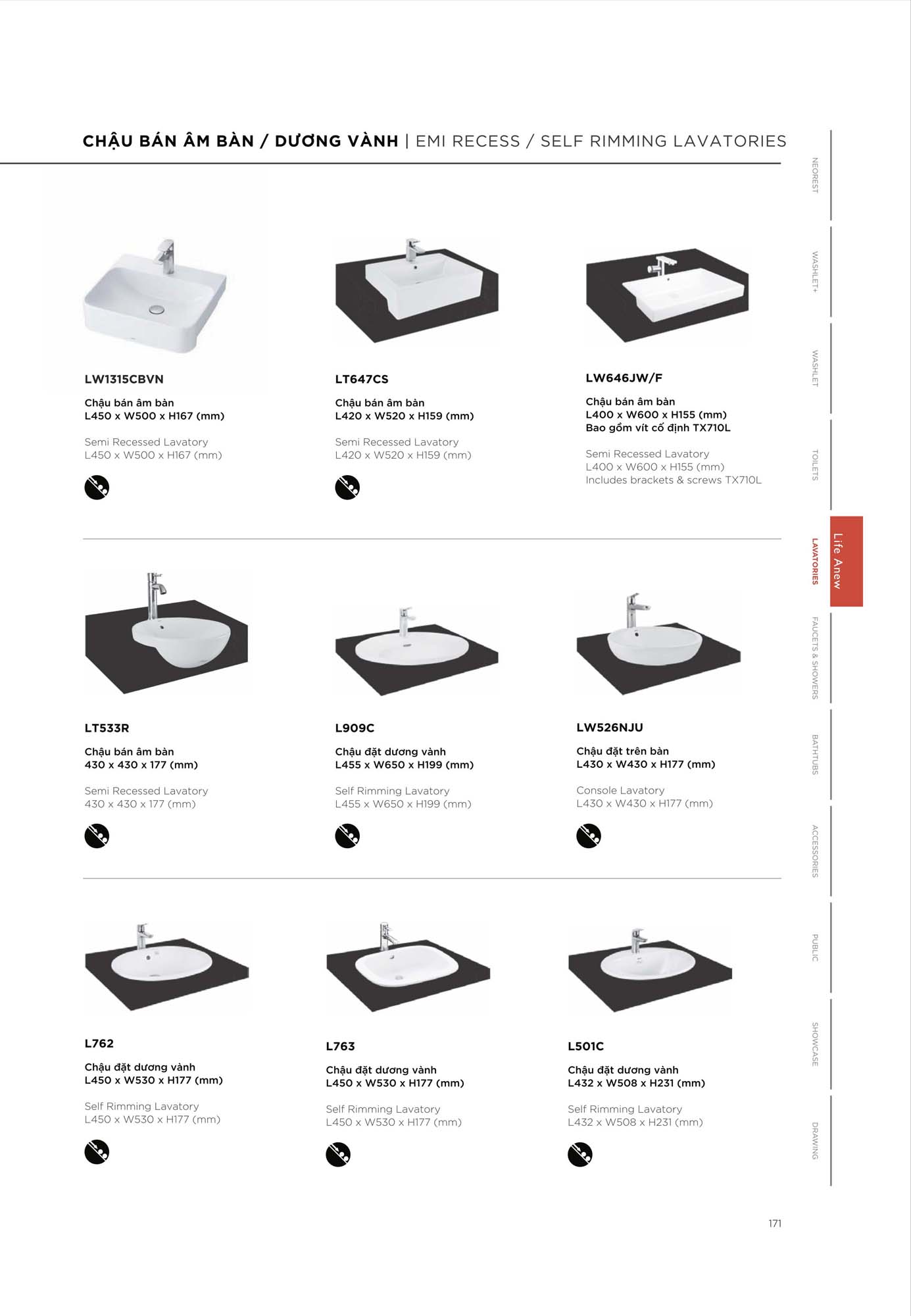 Catalogue Thiết bị vệ sinh TOTO mới nhất 2026 188 CATALOGUE DAY DU THIET BI VE SINH TOTO 2026 87 2