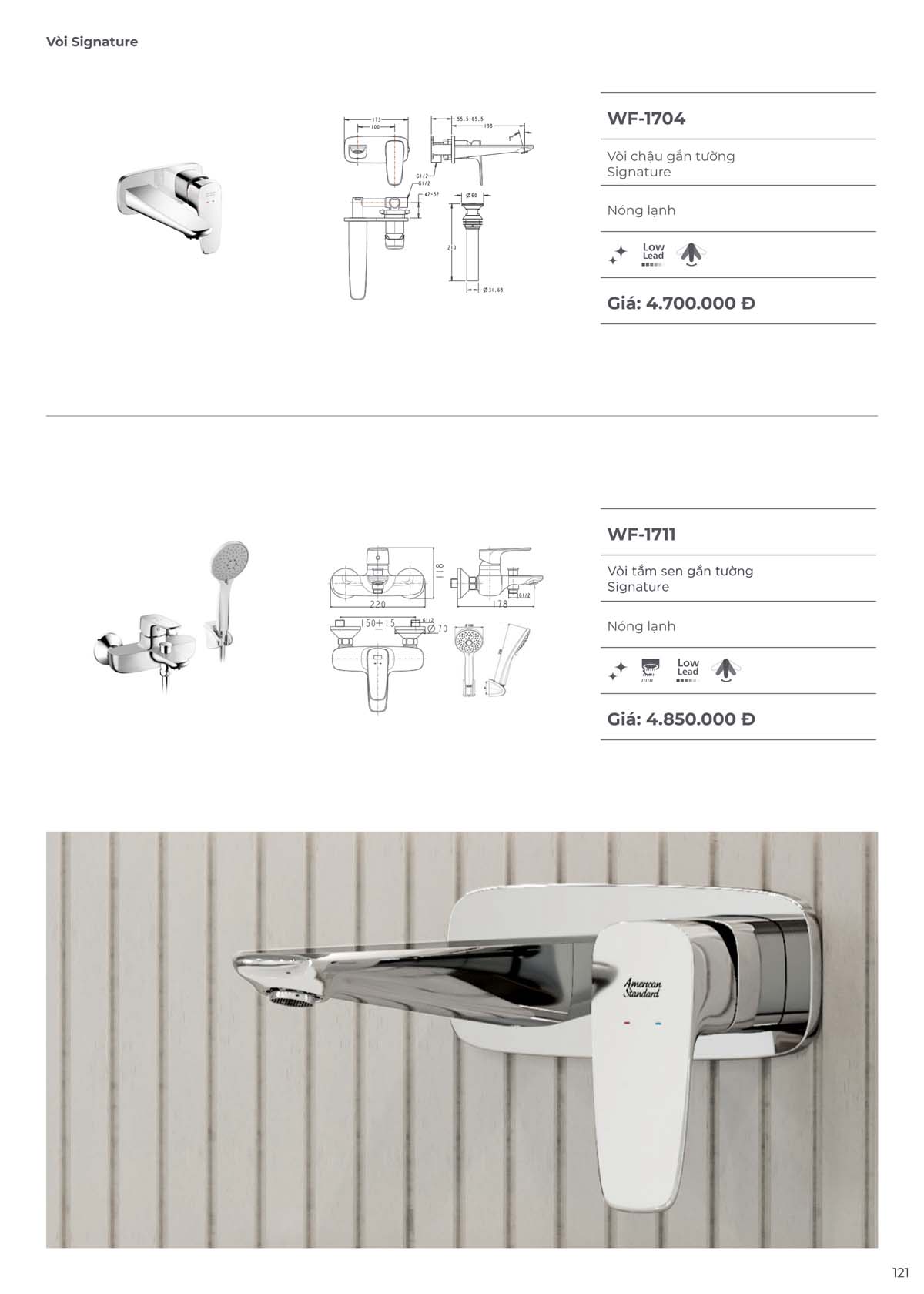 Catalogue Thiet bi ve sinh American Standard moi nhat 09 2024 120