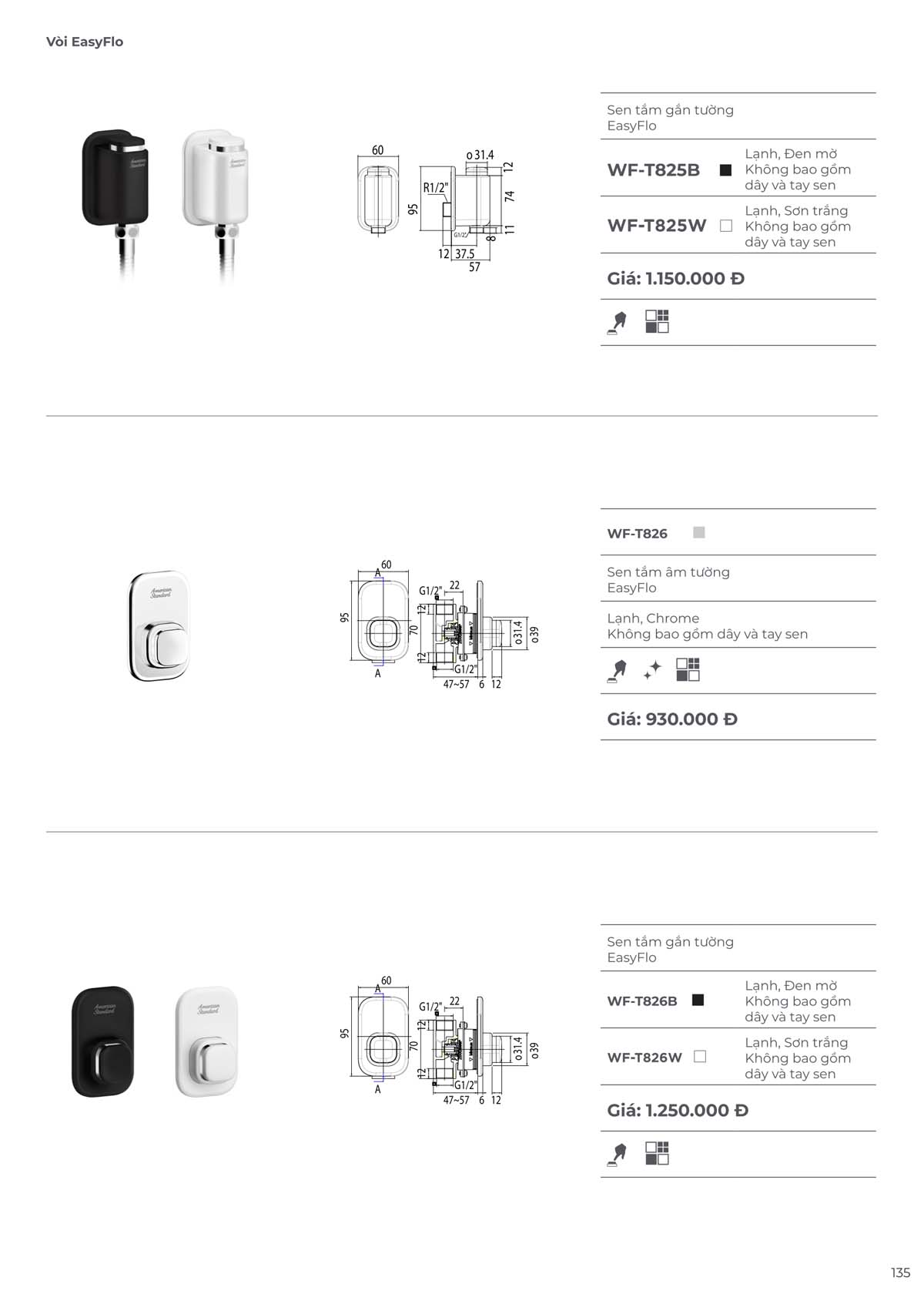 Catalogue Thiet bi ve sinh American Standard moi nhat 09 2024 134