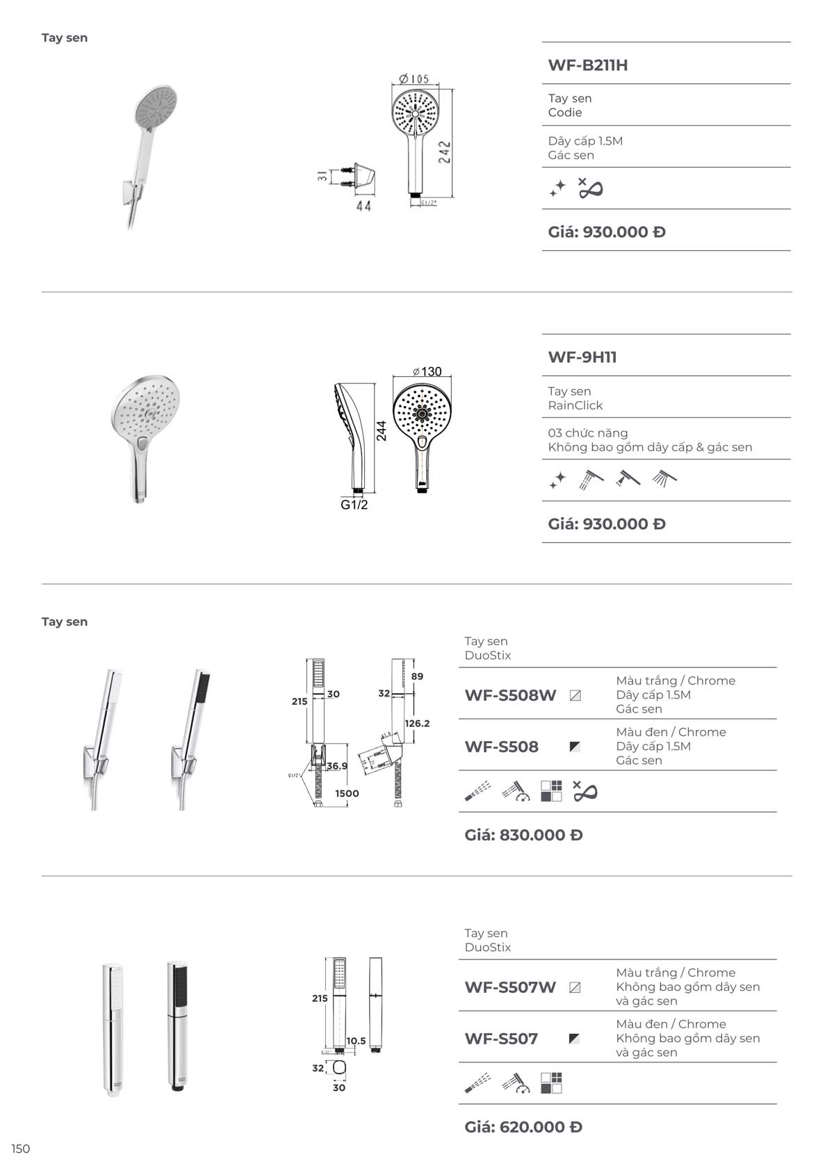 Catalogue Thiet bi ve sinh American Standard moi nhat 09 2024 149