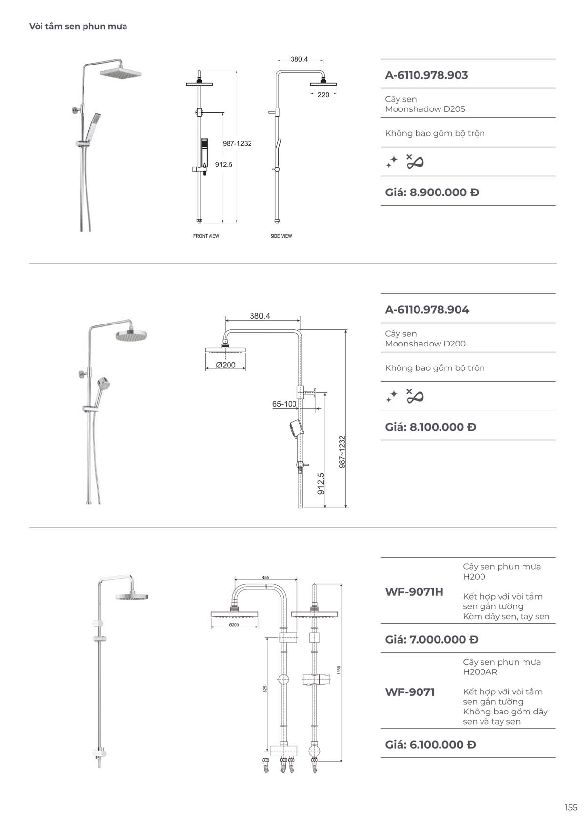 Catalogue Thiet bi ve sinh American Standard moi nhat 09 2024 154