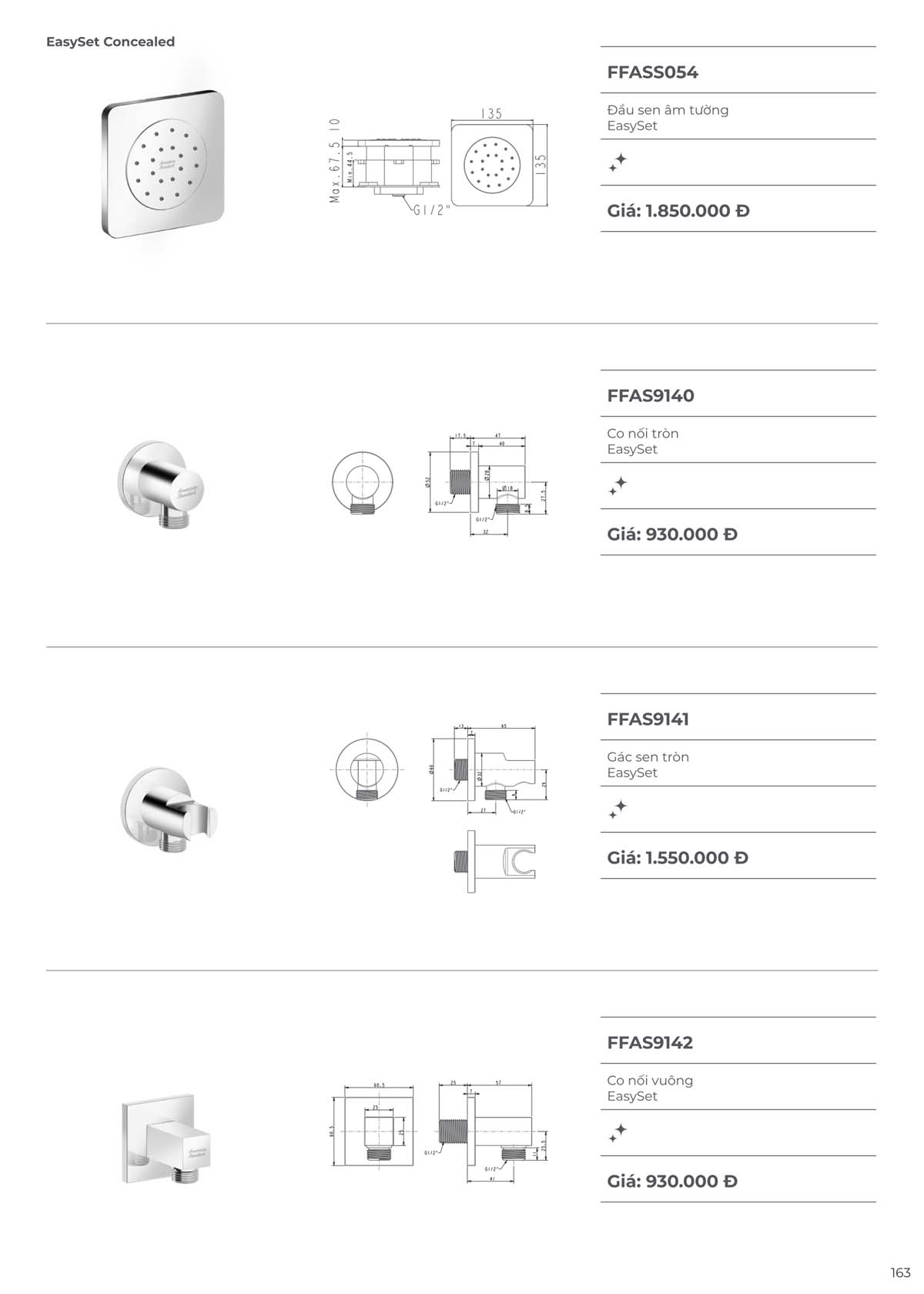 Catalogue Thiet bi ve sinh American Standard moi nhat 09 2024 162