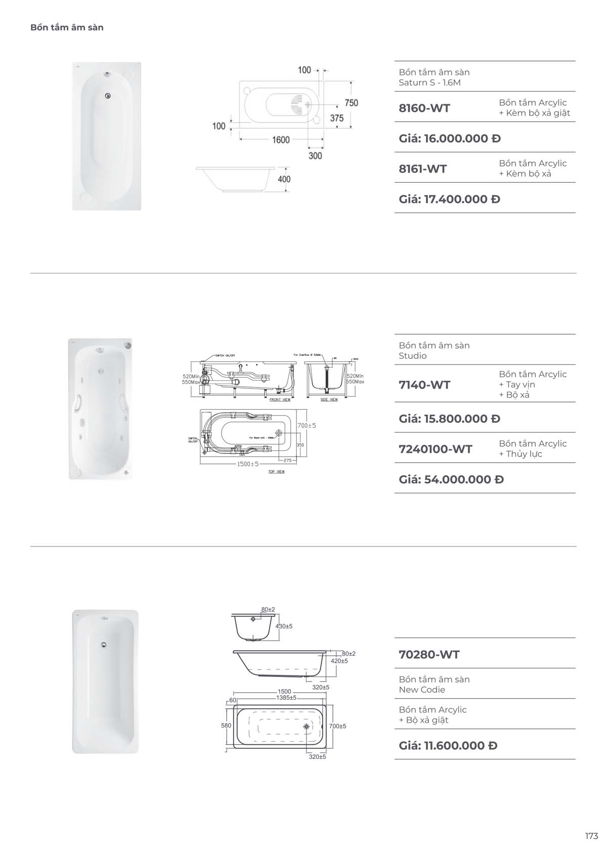 Catalogue Thiet bi ve sinh American Standard moi nhat 09 2024 172