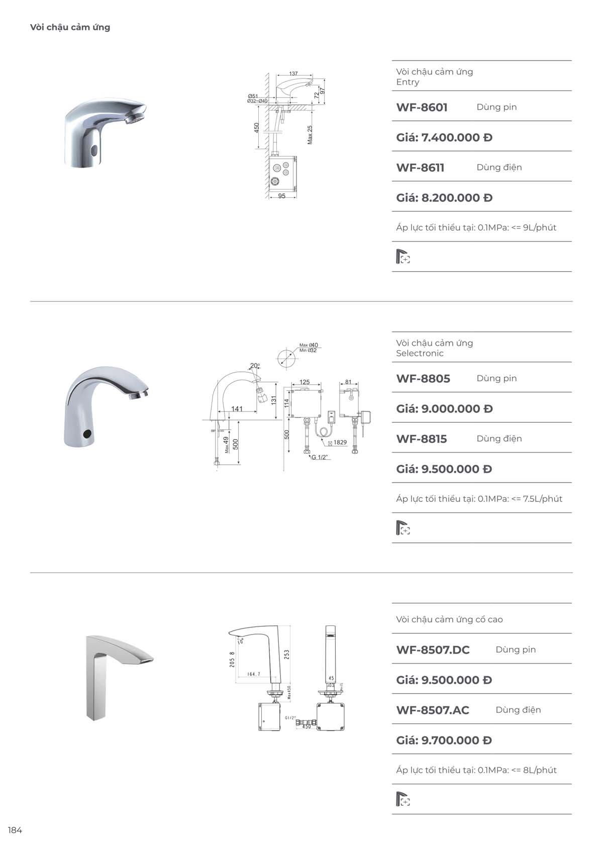 Catalogue Thiet bi ve sinh American Standard moi nhat 09 2024 183