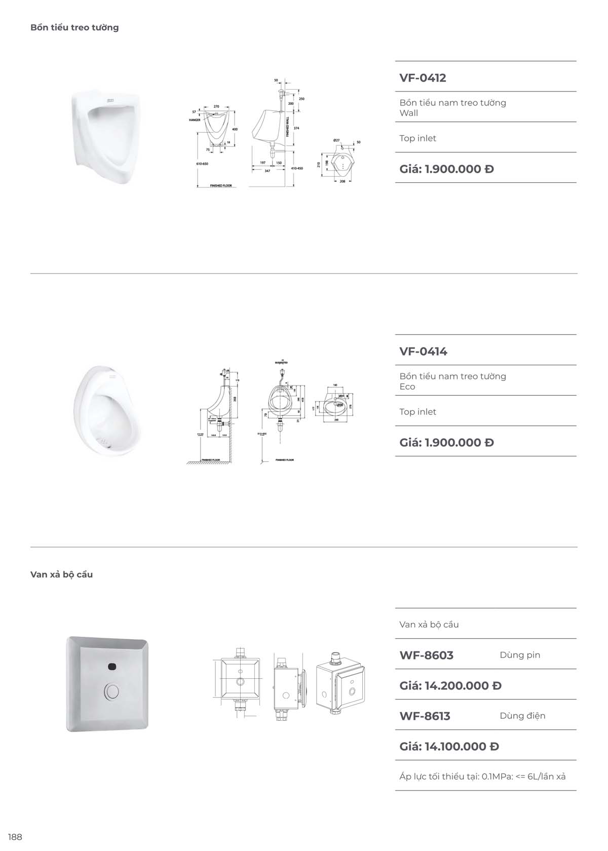 Catalogue Thiet bi ve sinh American Standard moi nhat 09 2024 187