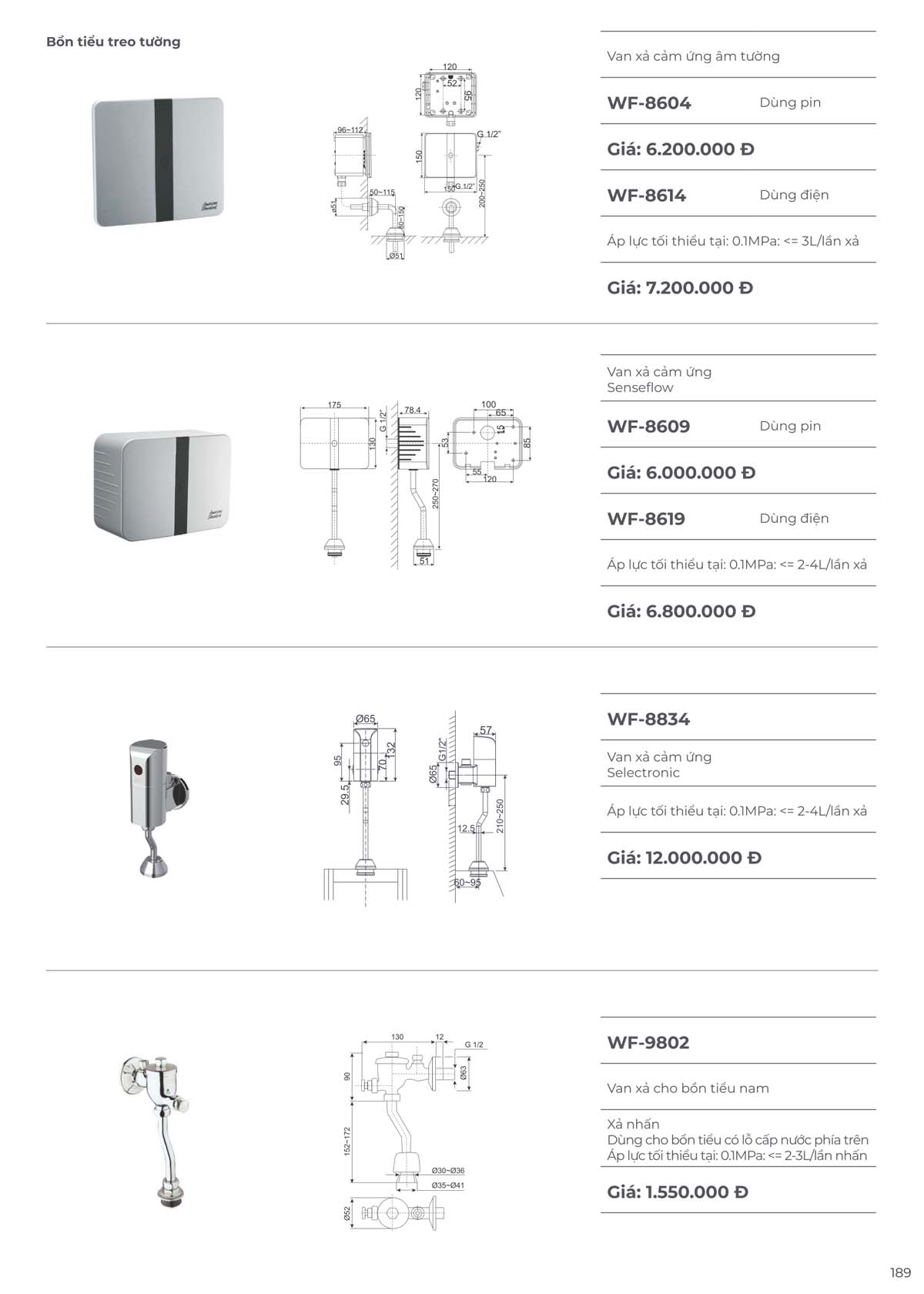 Catalogue Thiet bi ve sinh American Standard moi nhat 09 2024 188