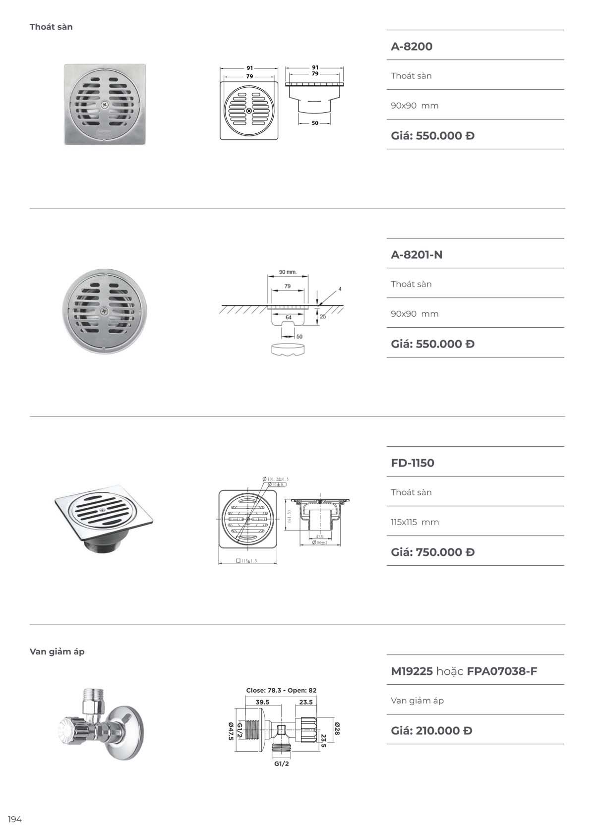 Catalogue Thiet bi ve sinh American Standard moi nhat 09 2024 193