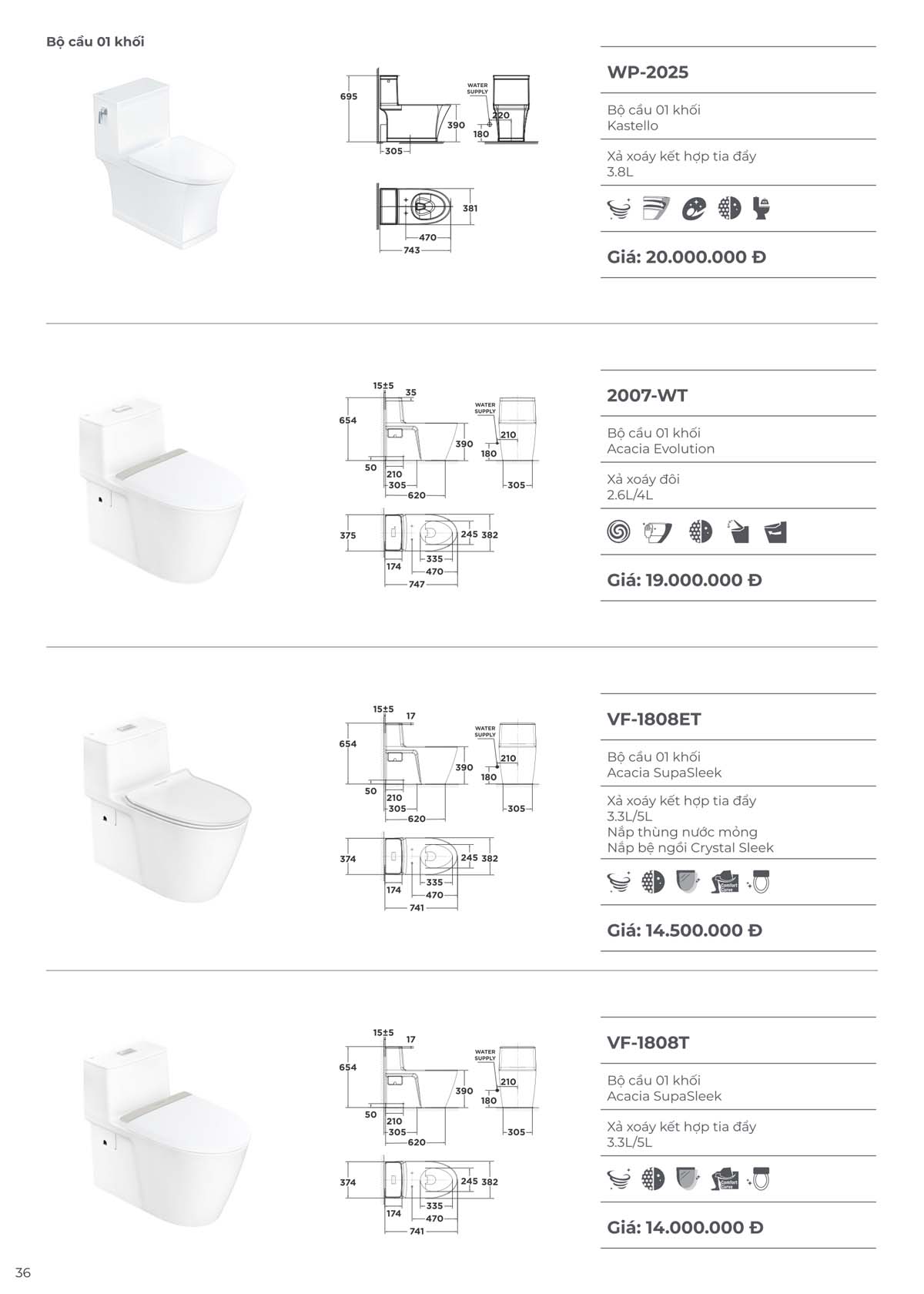 Catalogue Thiet bi ve sinh American Standard moi nhat 09 2024 35