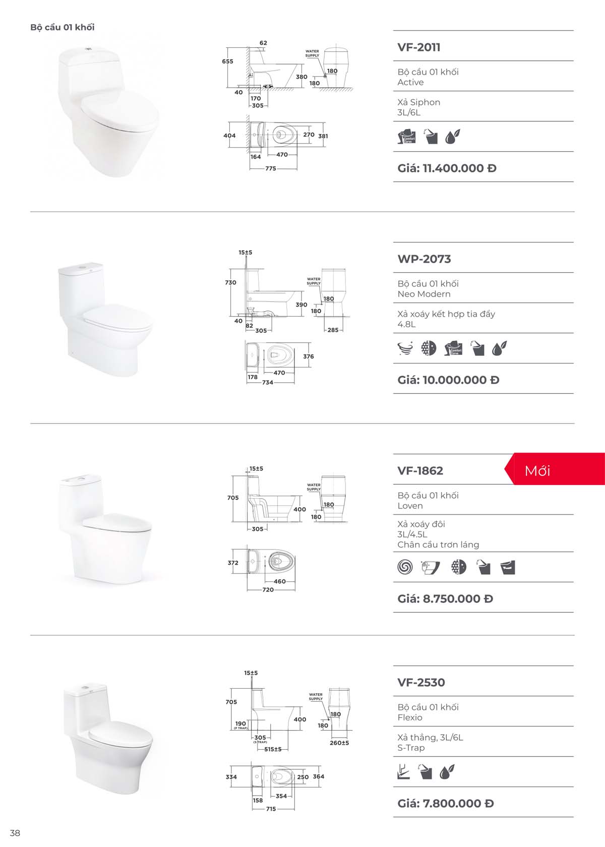 Catalogue Thiet bi ve sinh American Standard moi nhat 09 2024 37