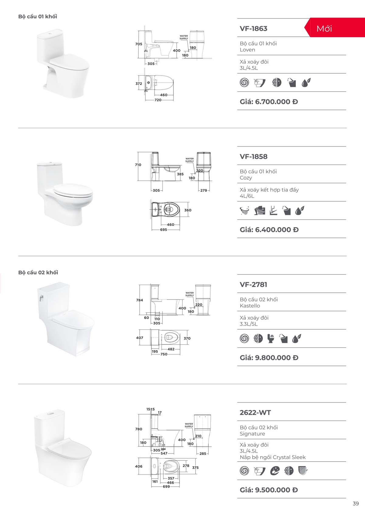 Catalogue Thiet bi ve sinh American Standard moi nhat 09 2024 38