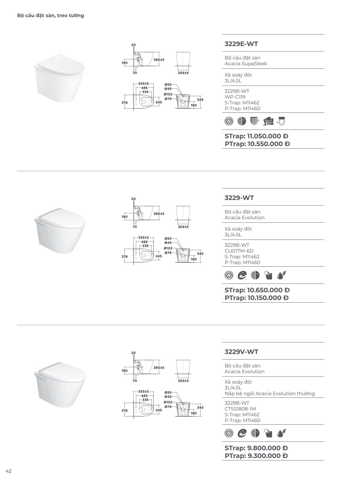 Catalogue Thiet bi ve sinh American Standard moi nhat 09 2024 41