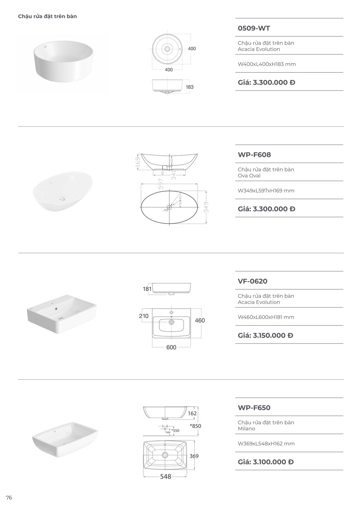 Catalogue Thiet bi ve sinh American Standard moi nhat 09 2024 75