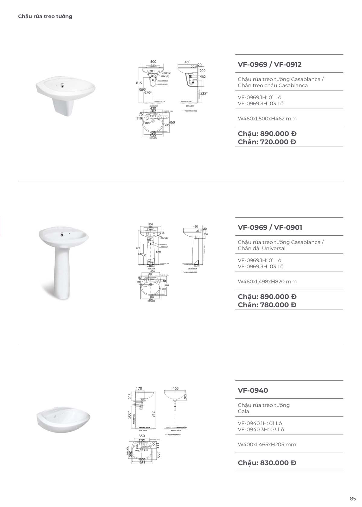 Catalogue Thiet bi ve sinh American Standard moi nhat 09 2024 84