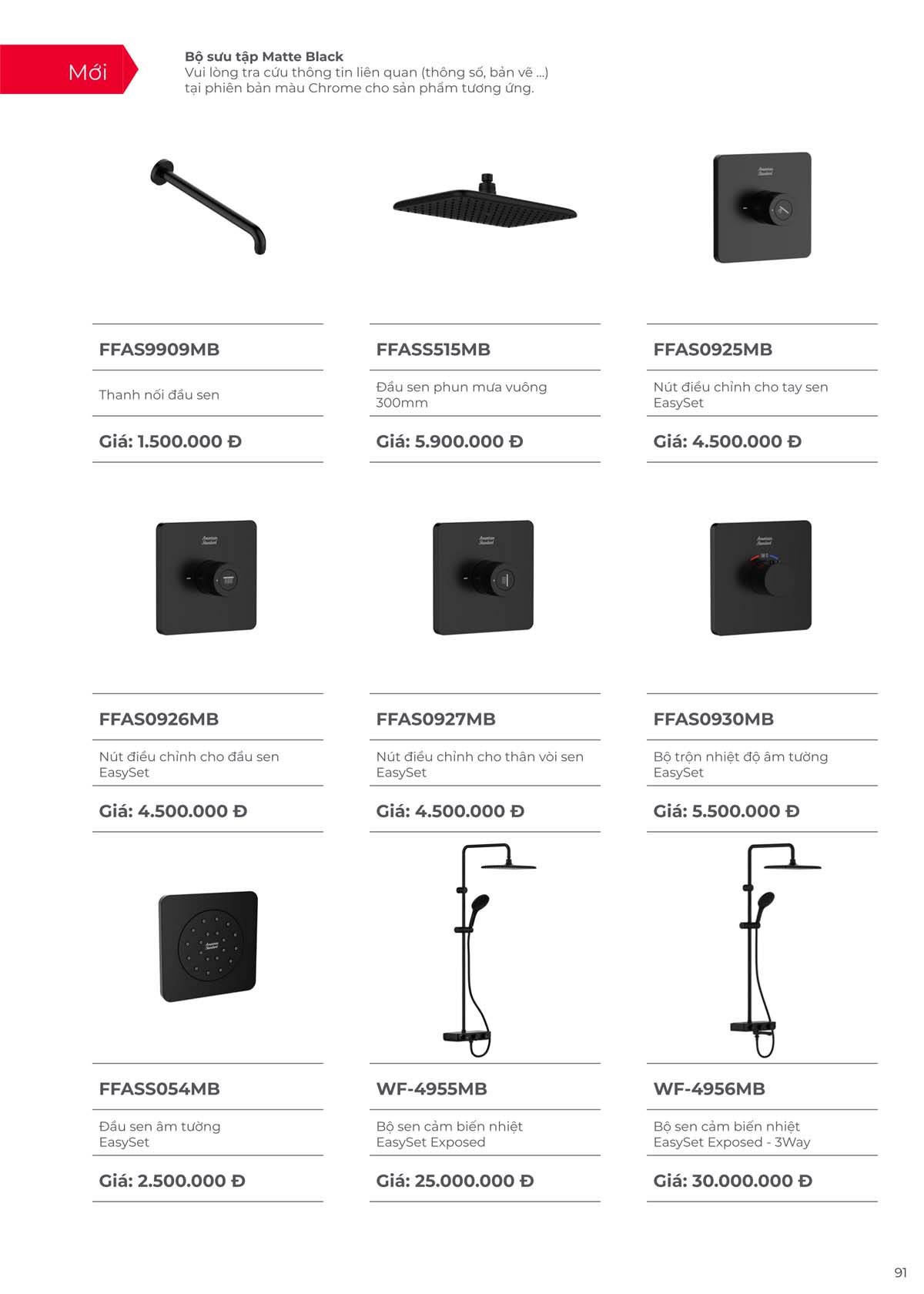 Catalogue Thiet bi ve sinh American Standard moi nhat 09 2024 90