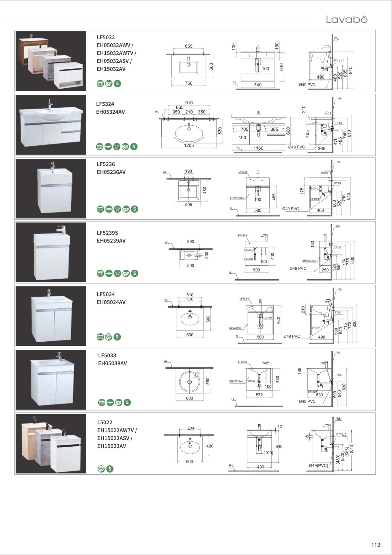Catalogue Thiet bi ve sinh Caesar moi nhat 2025 113