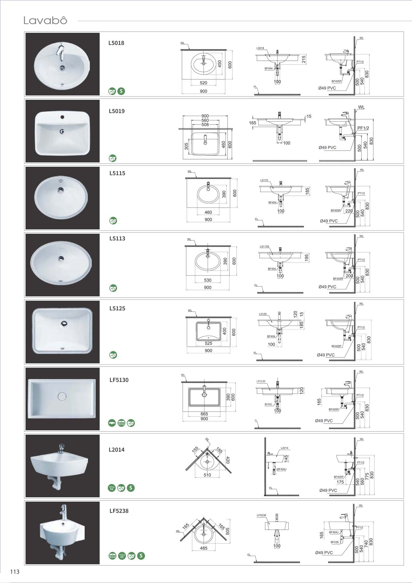 Catalogue Thiet bi ve sinh Caesar moi nhat 2025 114