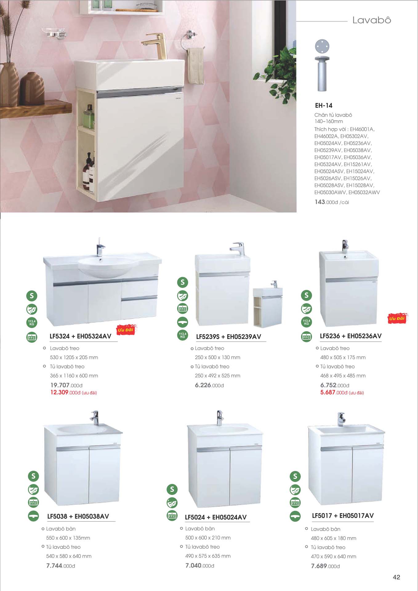 Catalogue Thiet bi ve sinh Caesar moi nhat 2025 43