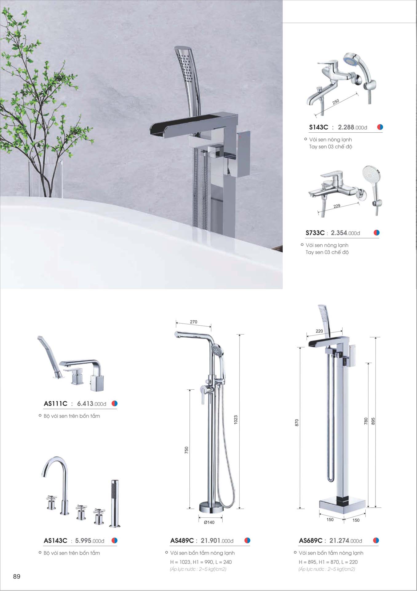 Catalogue Thiet bi ve sinh Caesar moi nhat 2025 90