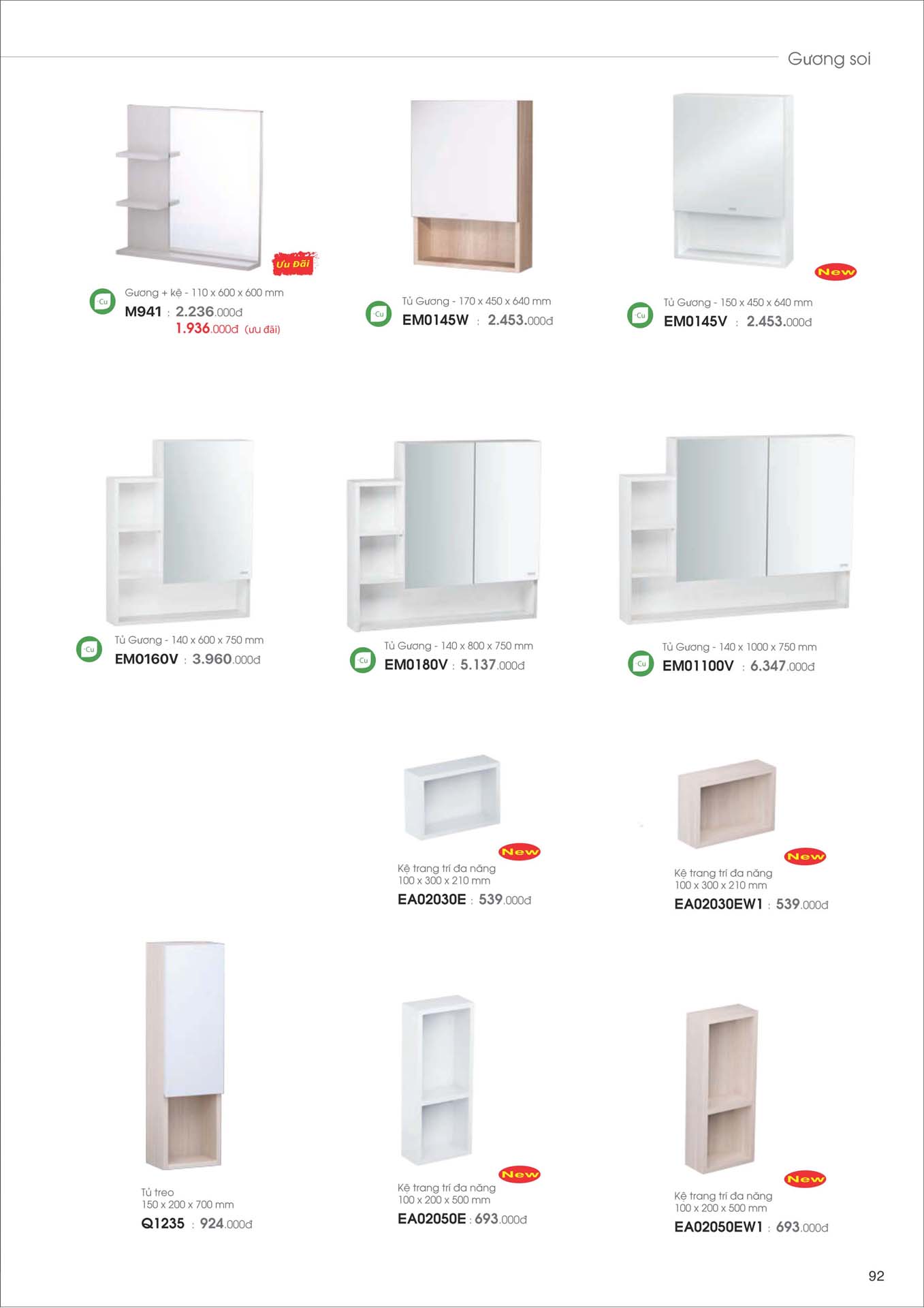 Catalogue Thiet bi ve sinh Caesar moi nhat 2025 93