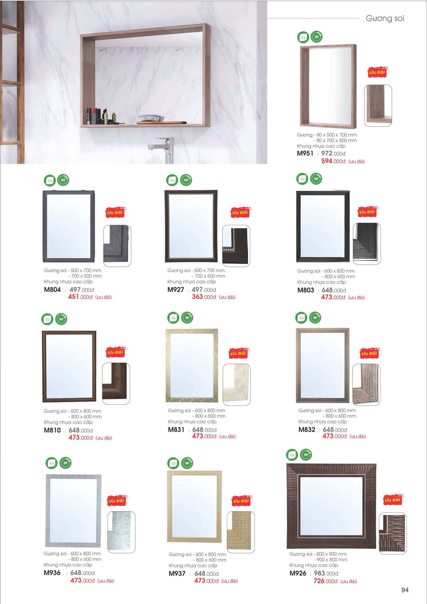 Catalogue Thiet bi ve sinh Caesar moi nhat 2025 95