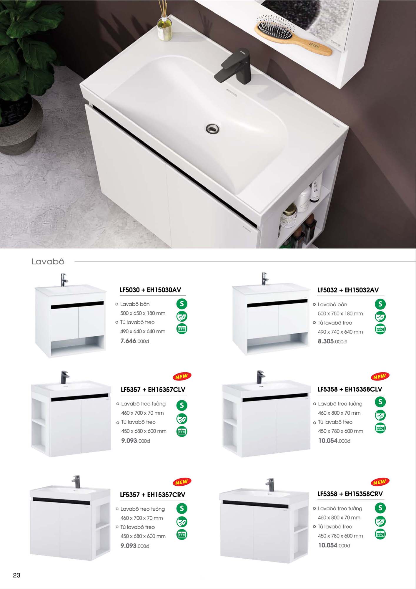 Catalogue Thiết bị vệ sinh Caesar mới nhất 2026 25 Catalogue Thiet bi ve sinh Caesar moi nhat 2026 13 1