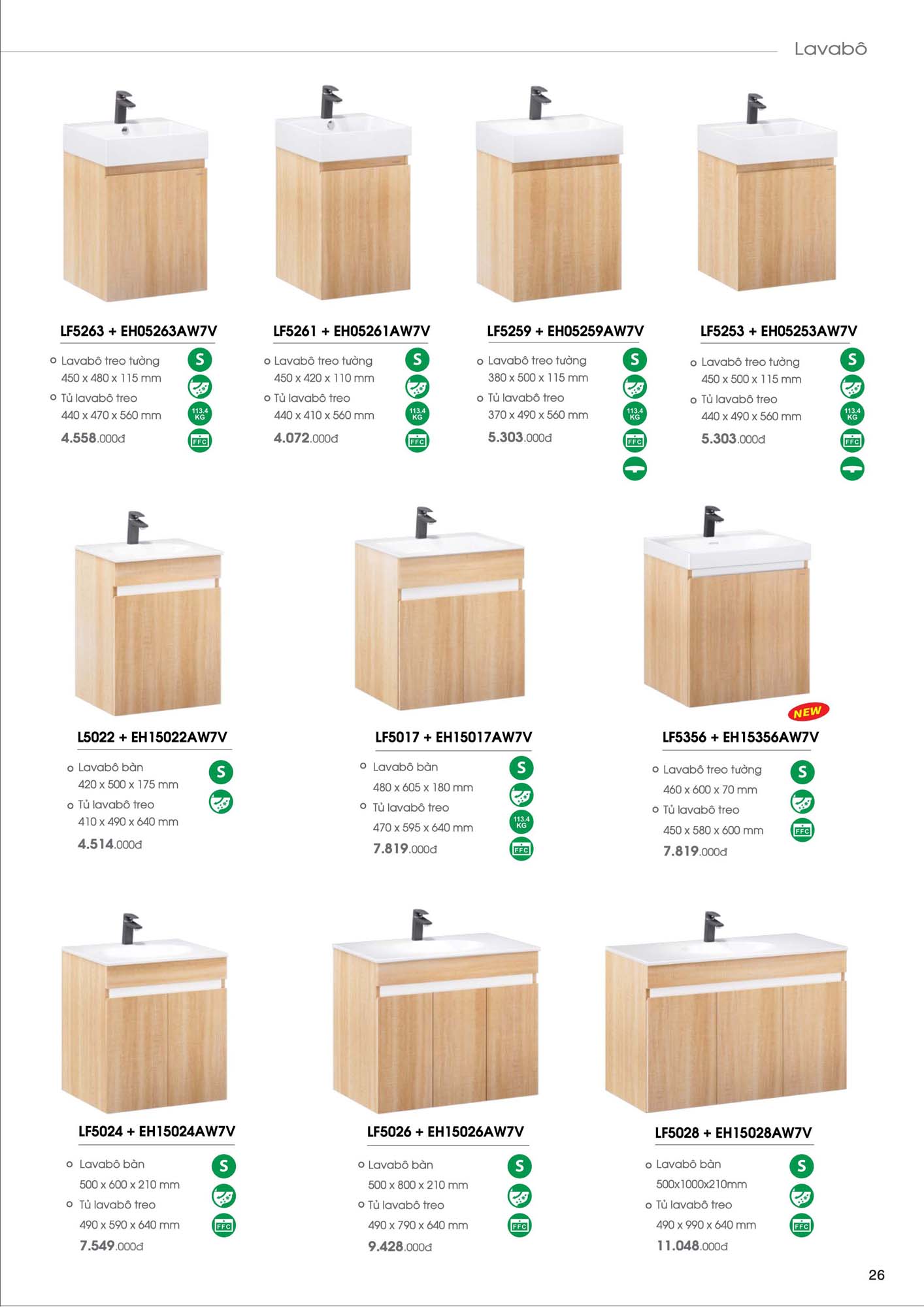 Catalogue Thiết bị vệ sinh Caesar mới nhất 2026 28 Catalogue Thiet bi ve sinh Caesar moi nhat 2026 14 2