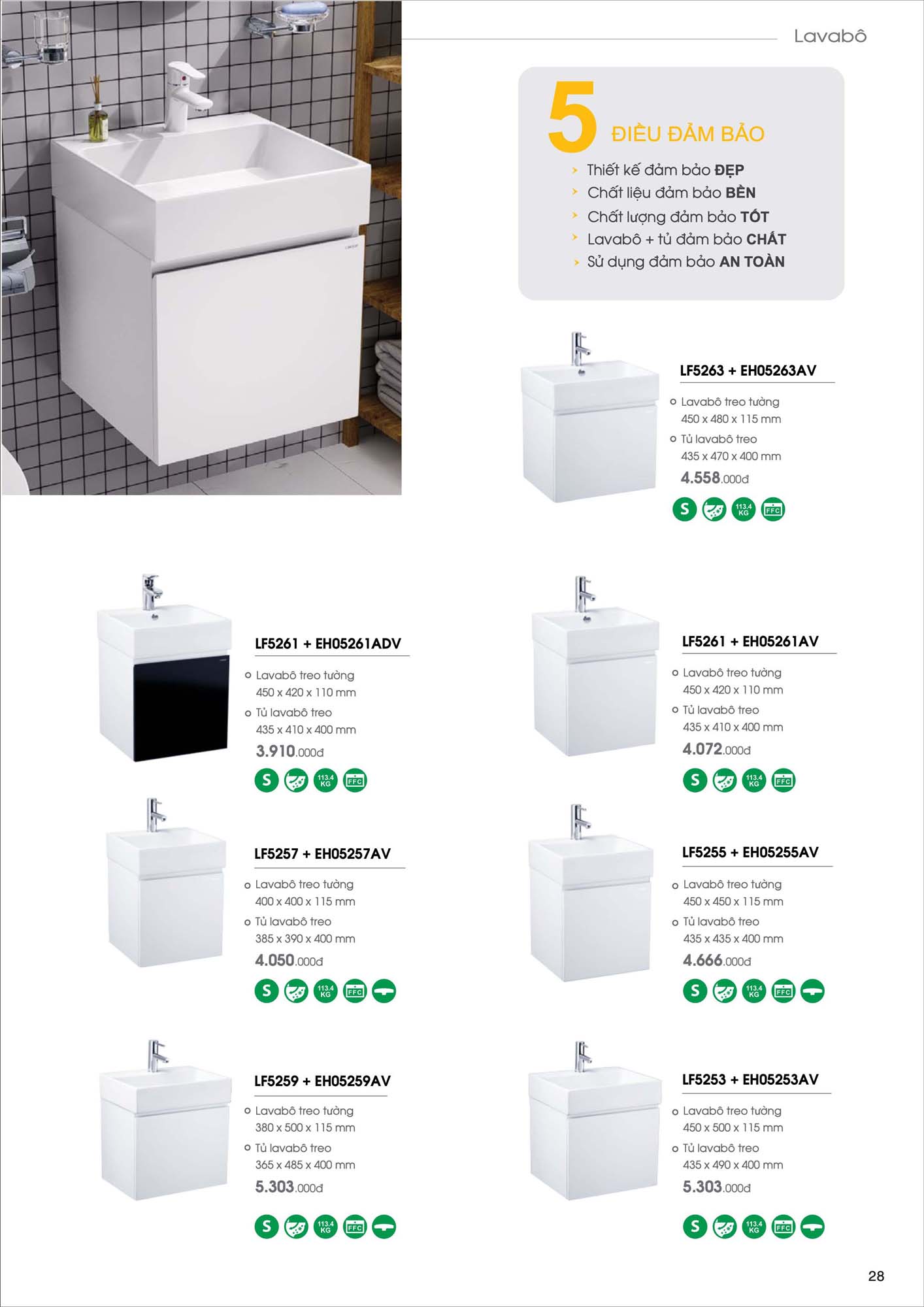 Catalogue Thiết bị vệ sinh Caesar mới nhất 2026 30 Catalogue Thiet bi ve sinh Caesar moi nhat 2026 15 2