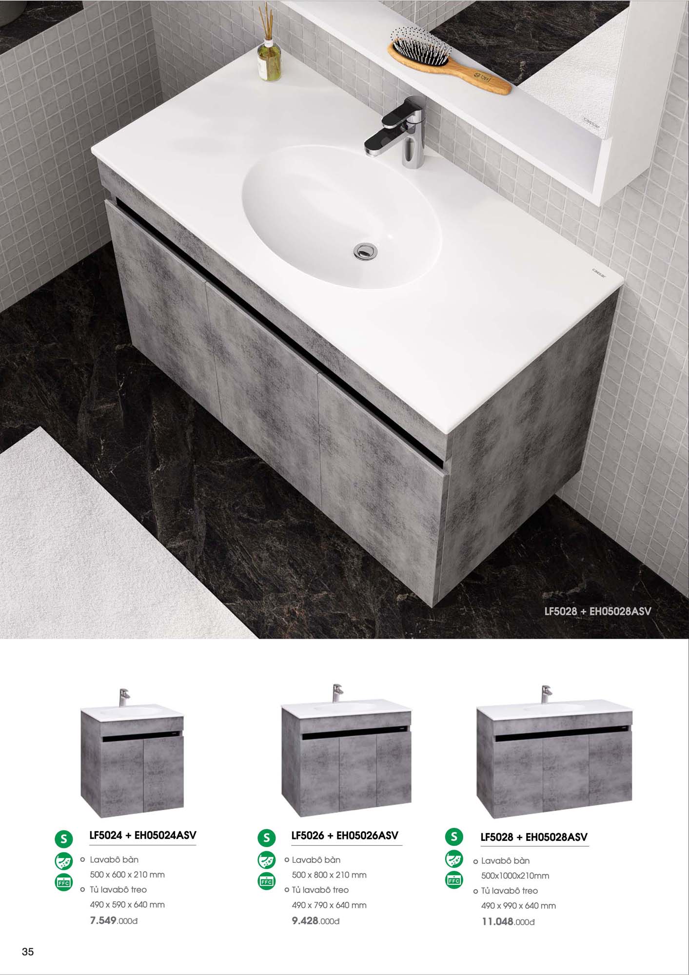Catalogue Thiết bị vệ sinh Caesar mới nhất 2026 37 Catalogue Thiet bi ve sinh Caesar moi nhat 2026 19 1
