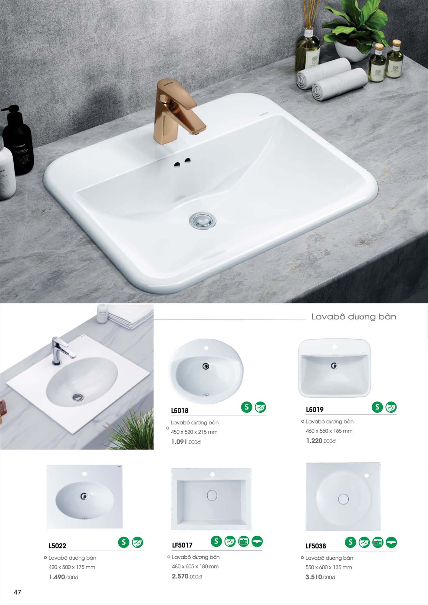 Catalogue Thiết bị vệ sinh Caesar mới nhất 2026 49 Catalogue Thiet bi ve sinh Caesar moi nhat 2026 25 1
