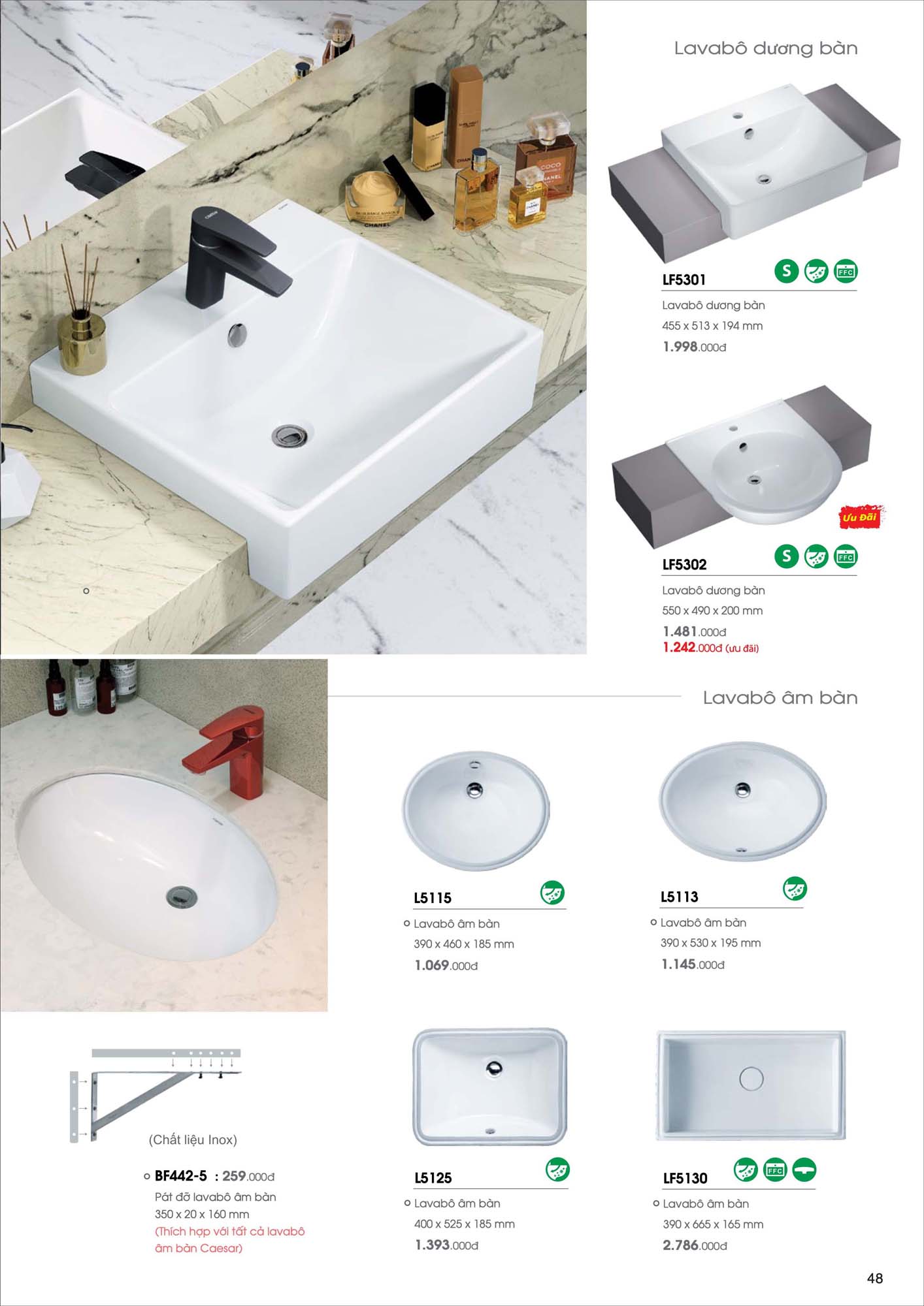 Catalogue Thiết bị vệ sinh Caesar mới nhất 2026 50 Catalogue Thiet bi ve sinh Caesar moi nhat 2026 25 2