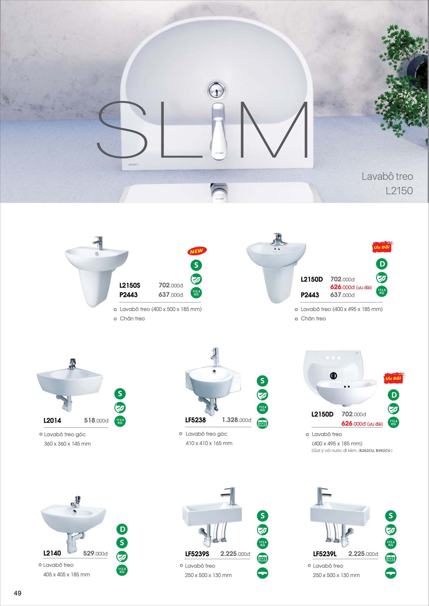 Catalogue Thiết bị vệ sinh Caesar mới nhất 2026 51 Catalogue Thiet bi ve sinh Caesar moi nhat 2026 26 1