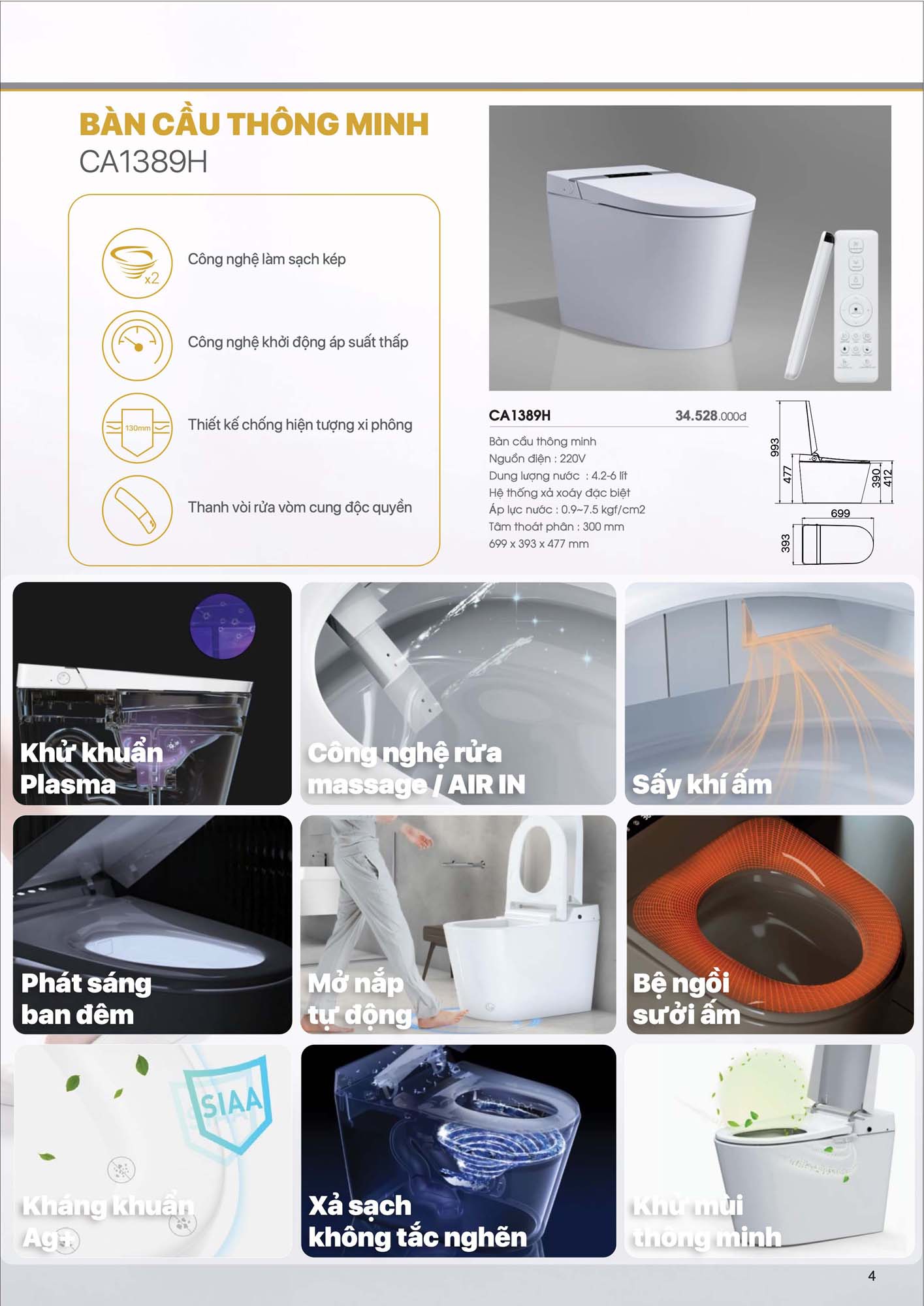 Catalogue Thiết bị vệ sinh Caesar mới nhất 2026 6 Catalogue Thiet bi ve sinh Caesar moi nhat 2026 3 2
