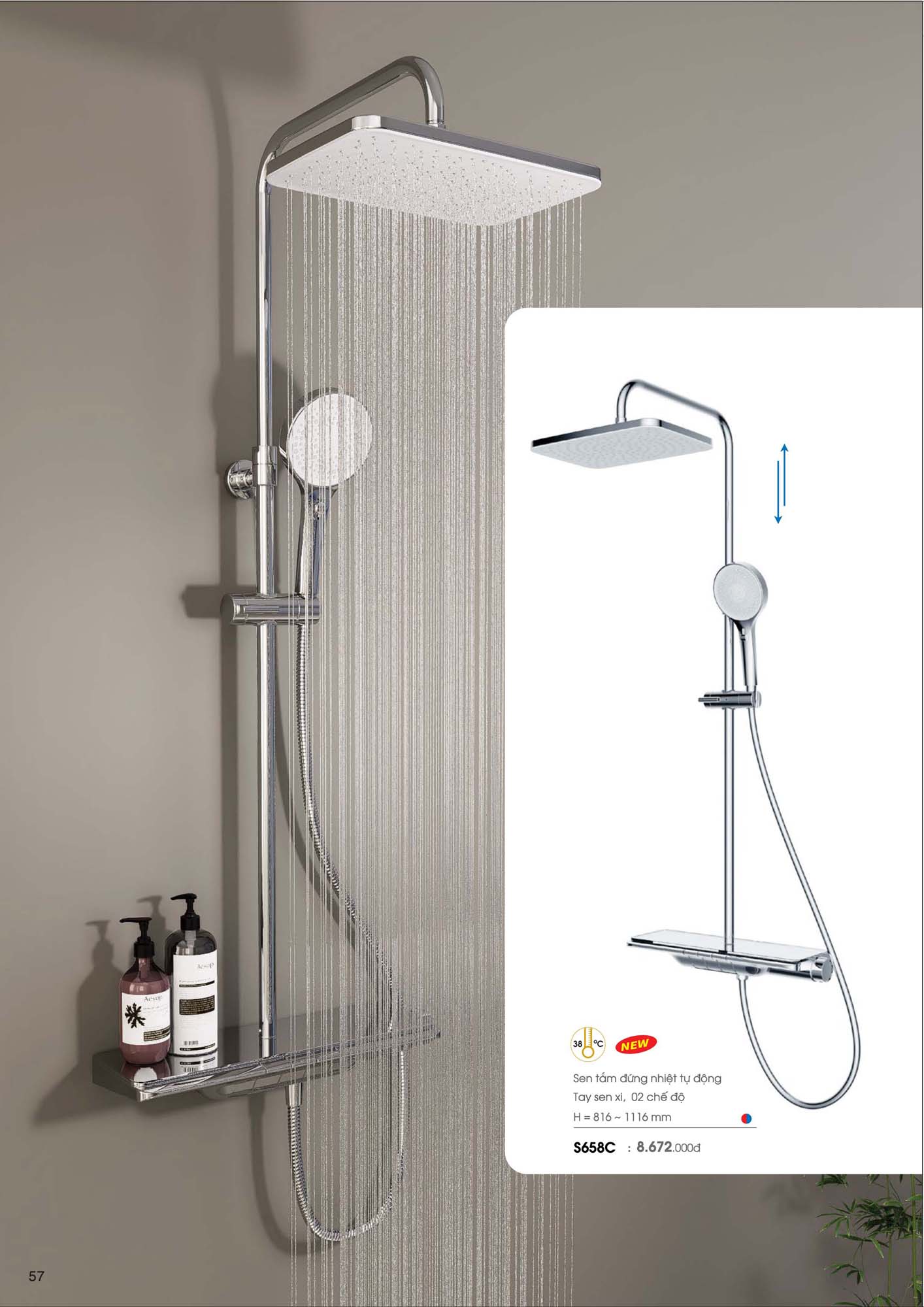 Catalogue Thiết bị vệ sinh Caesar mới nhất 2026 59 Catalogue Thiet bi ve sinh Caesar moi nhat 2026 30 1