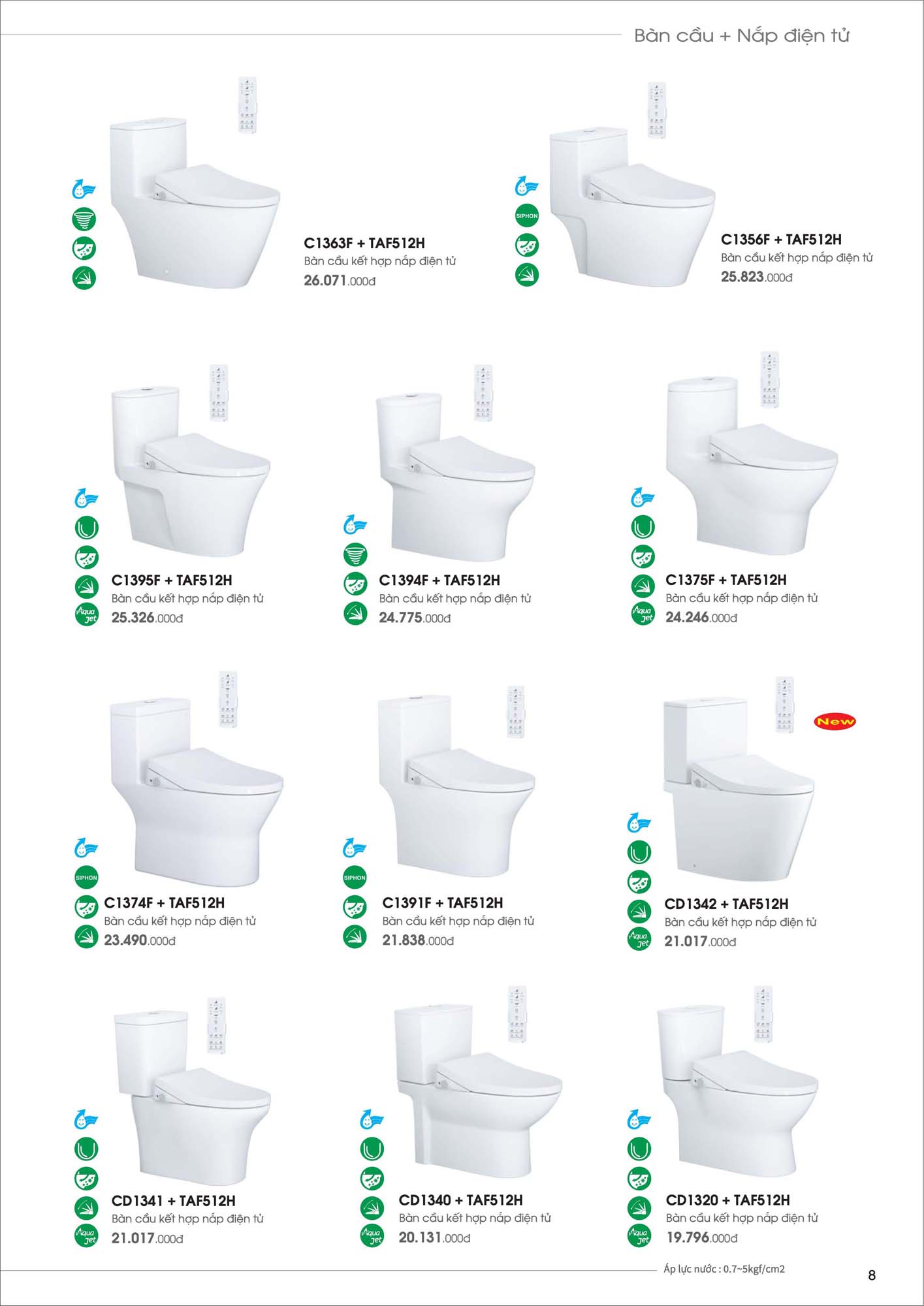 Catalogue Thiết bị vệ sinh Caesar mới nhất 2026 10 Catalogue Thiet bi ve sinh Caesar moi nhat 2026 5 2