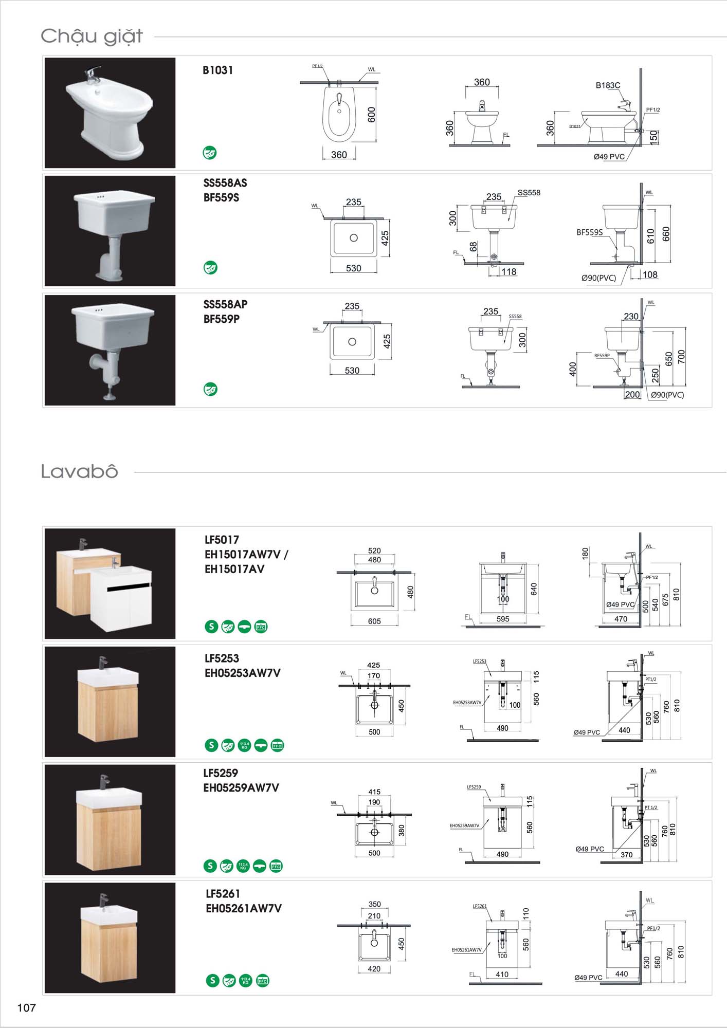 Catalogue Thiết bị vệ sinh Caesar mới nhất 2026 109 Catalogue Thiet bi ve sinh Caesar moi nhat 2026 55 1