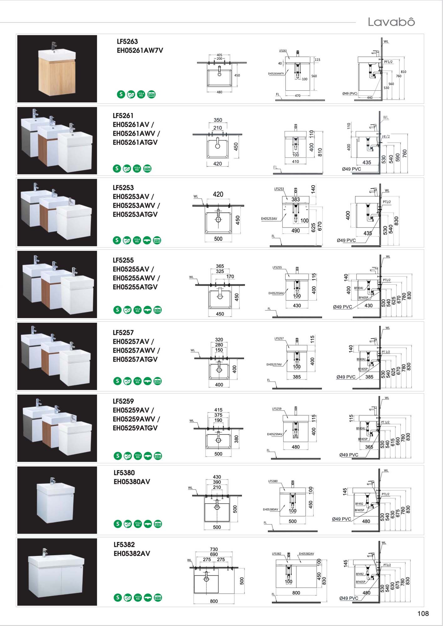 Catalogue Thiết bị vệ sinh Caesar mới nhất 2026 110 Catalogue Thiet bi ve sinh Caesar moi nhat 2026 55 2
