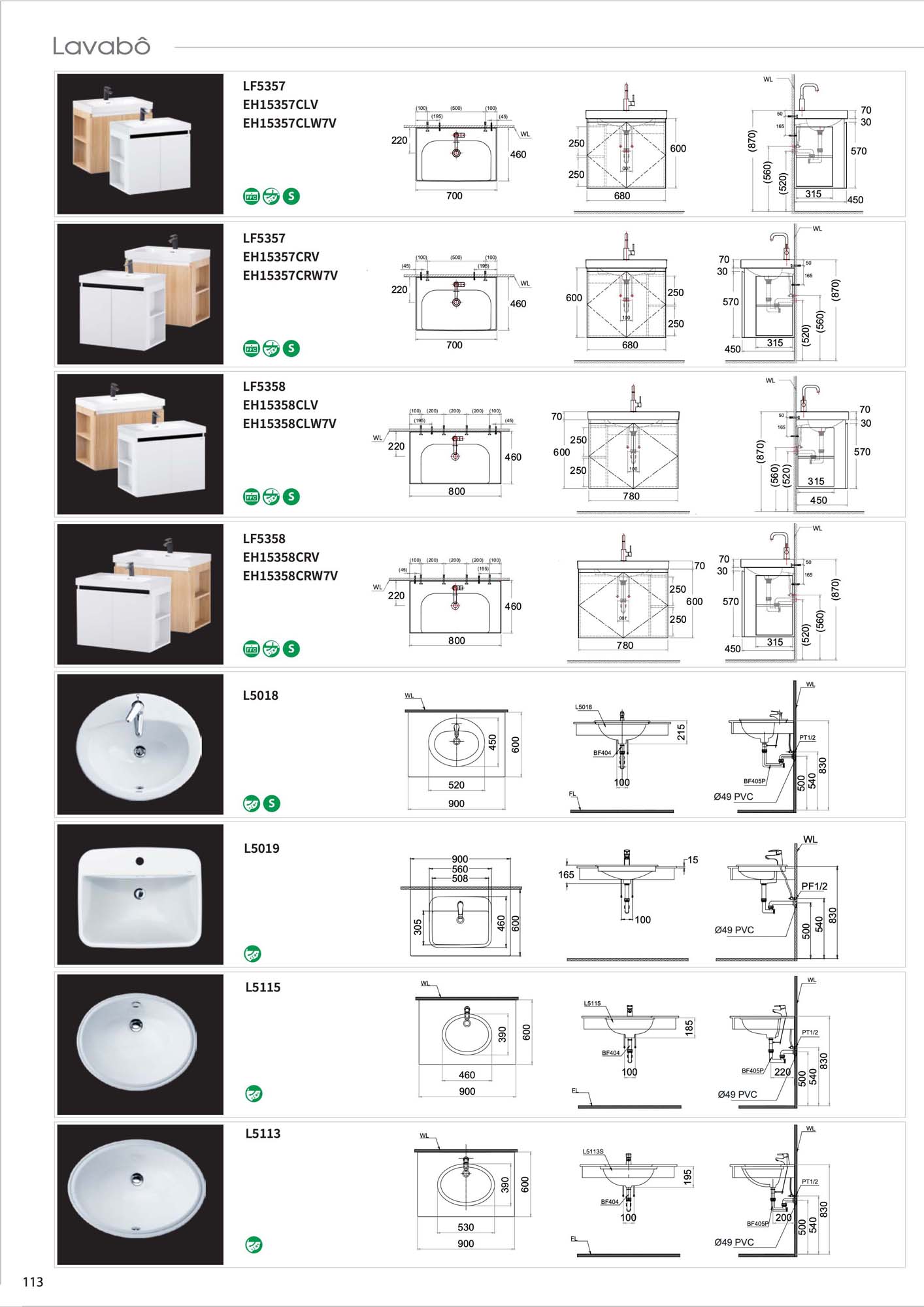 Catalogue Thiết bị vệ sinh Caesar mới nhất 2026 115 Catalogue Thiet bi ve sinh Caesar moi nhat 2026 58 1