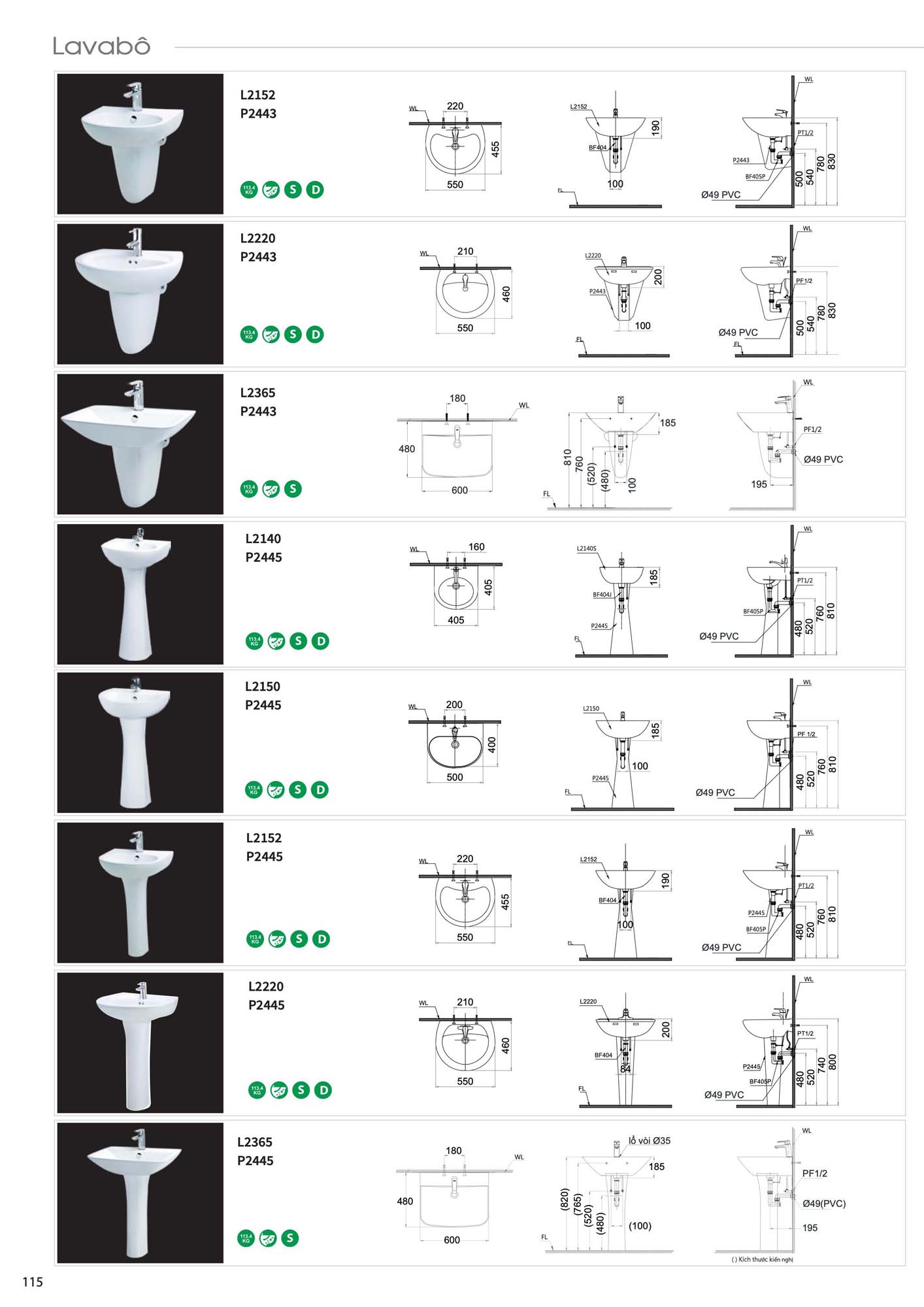 Catalogue Thiết bị vệ sinh Caesar mới nhất 2026 117 Catalogue Thiet bi ve sinh Caesar moi nhat 2026 59 1