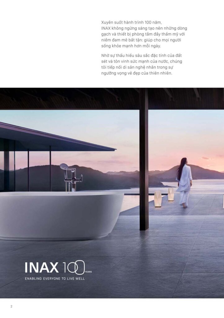 Catalogue Thiết bị vệ sinh INAX mới nhất 20/08/2024