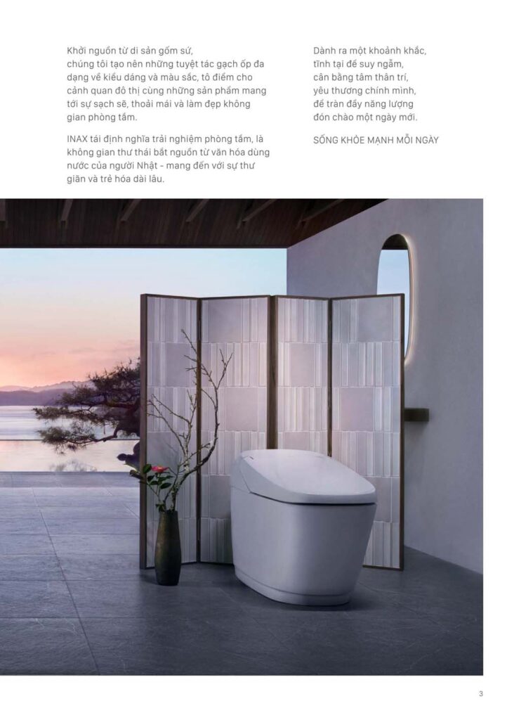 Catalogue Thiết bị vệ sinh INAX mới nhất 20/08/2024
