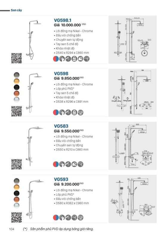 Catalogue Thiết bị vệ sinh VIGLACERA mới nhất 2026 (104)