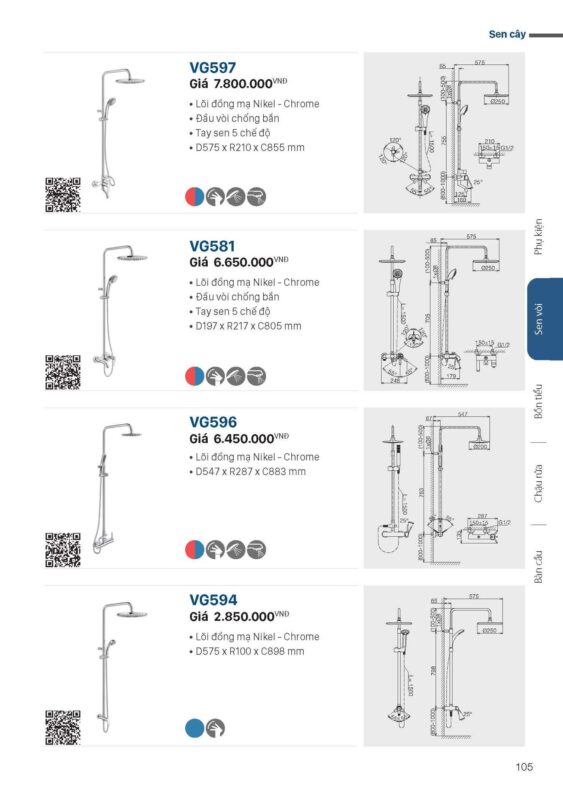 Catalogue Thiết bị vệ sinh VIGLACERA mới nhất 2026 (105)