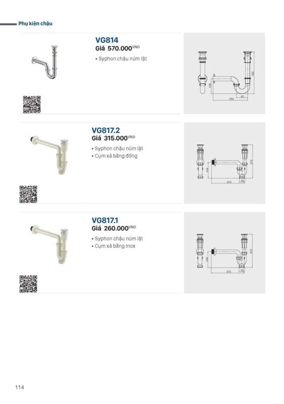 Catalogue Thiết bị vệ sinh VIGLACERA mới nhất 2026 (114)