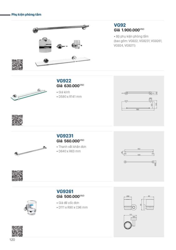 Catalogue Thiết bị vệ sinh VIGLACERA mới nhất 2026 (120)
